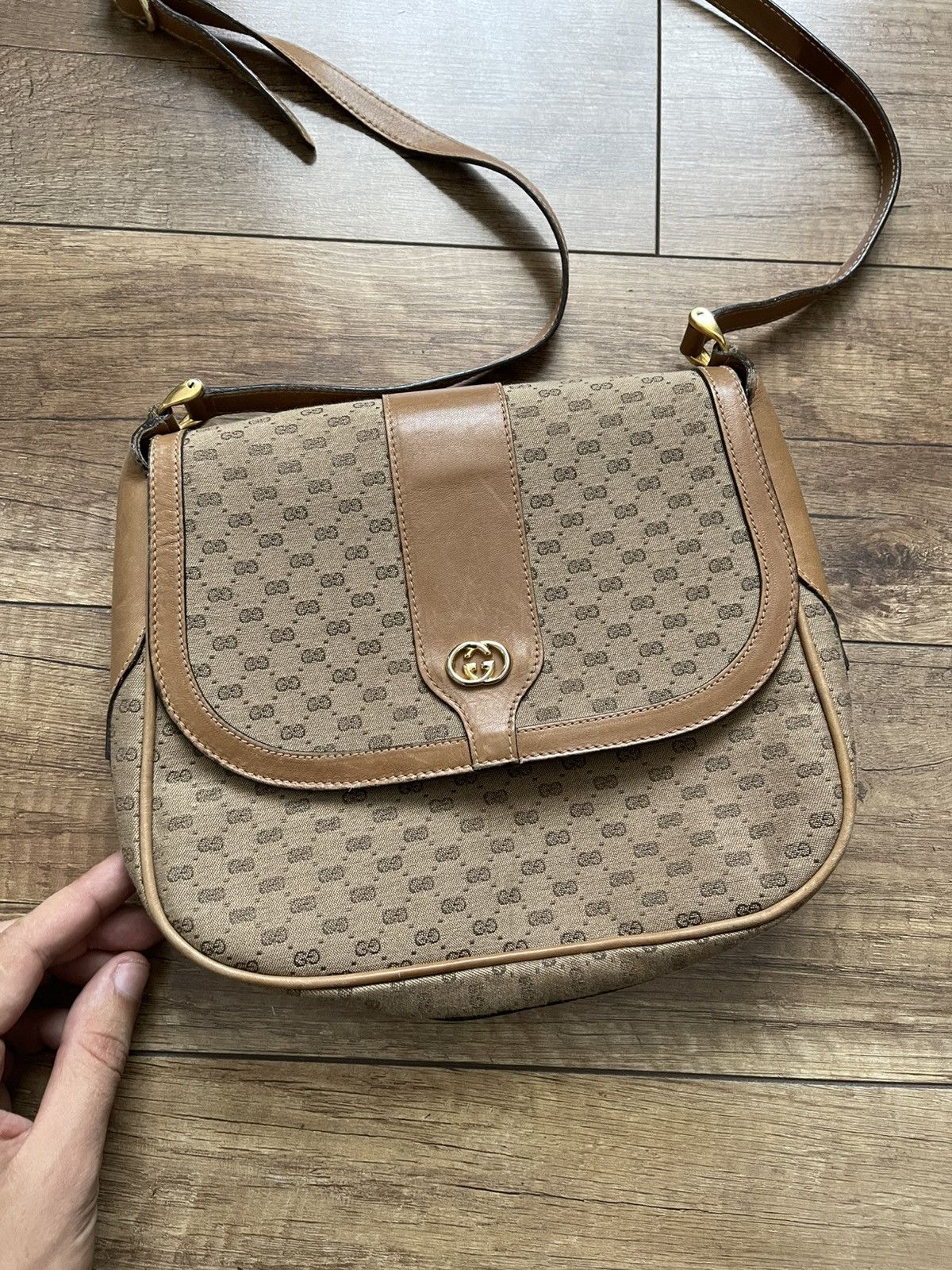Gucci Gucci Italy Shoulder Bag Vintage 80s Size ONE SIZE - 6 Thumbnail