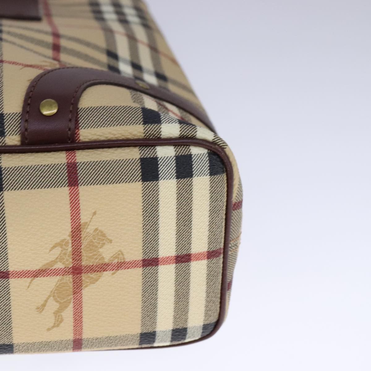 Burberry Burberry Nova Check Tote Bag Pvc Leather Beige Size ONE SIZE - 15 Thumbnail