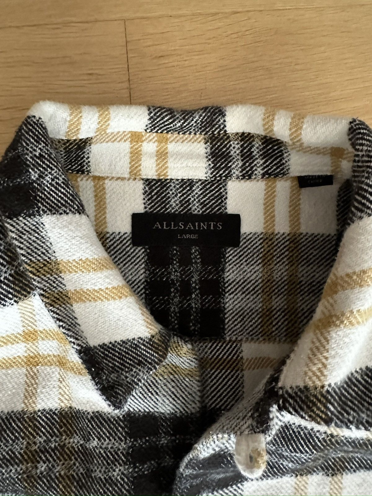 Allsaints All Saints Flannel Shirt Size US L / EU 52-54 / 3 - 3 Thumbnail
