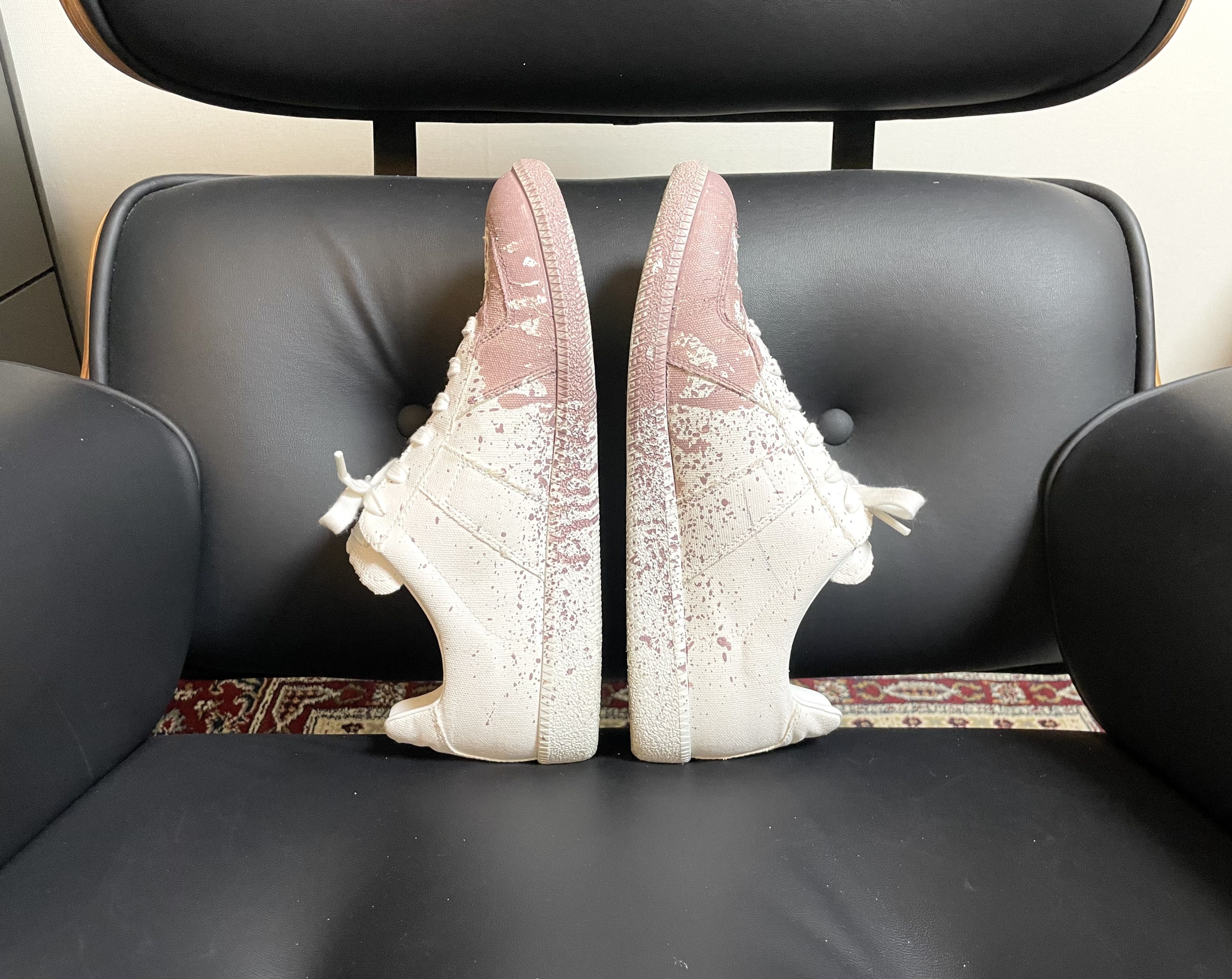 Maison Margiela Maison Margiela GAT (Paint Splatter Canvas) Size US 9 / EU 42 - 20 Thumbnail