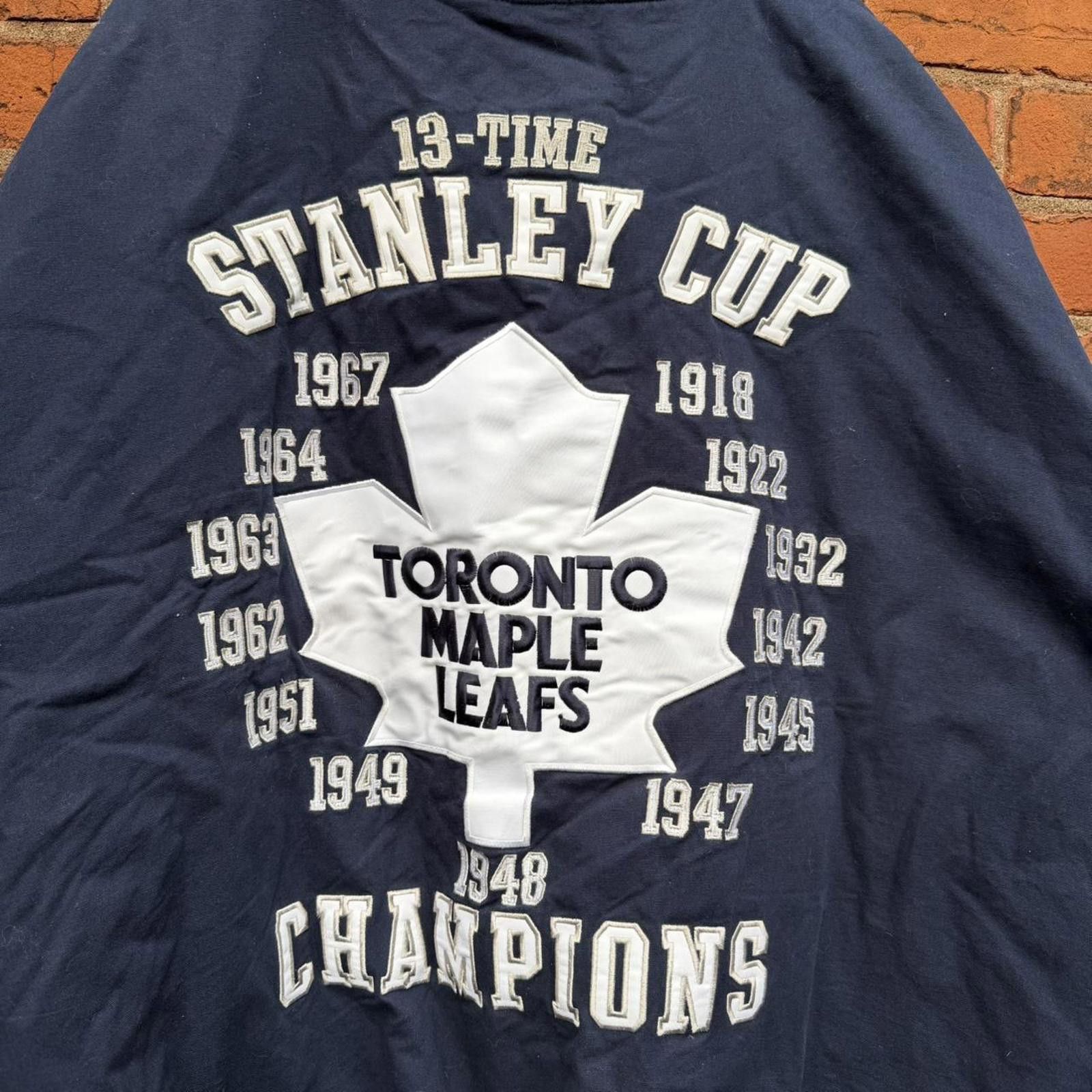 G-III vintage Toronto maple leafs Stanley cup champions jacket 4XL Size US XXL / EU 58 / 5 - 5 Thumbnail