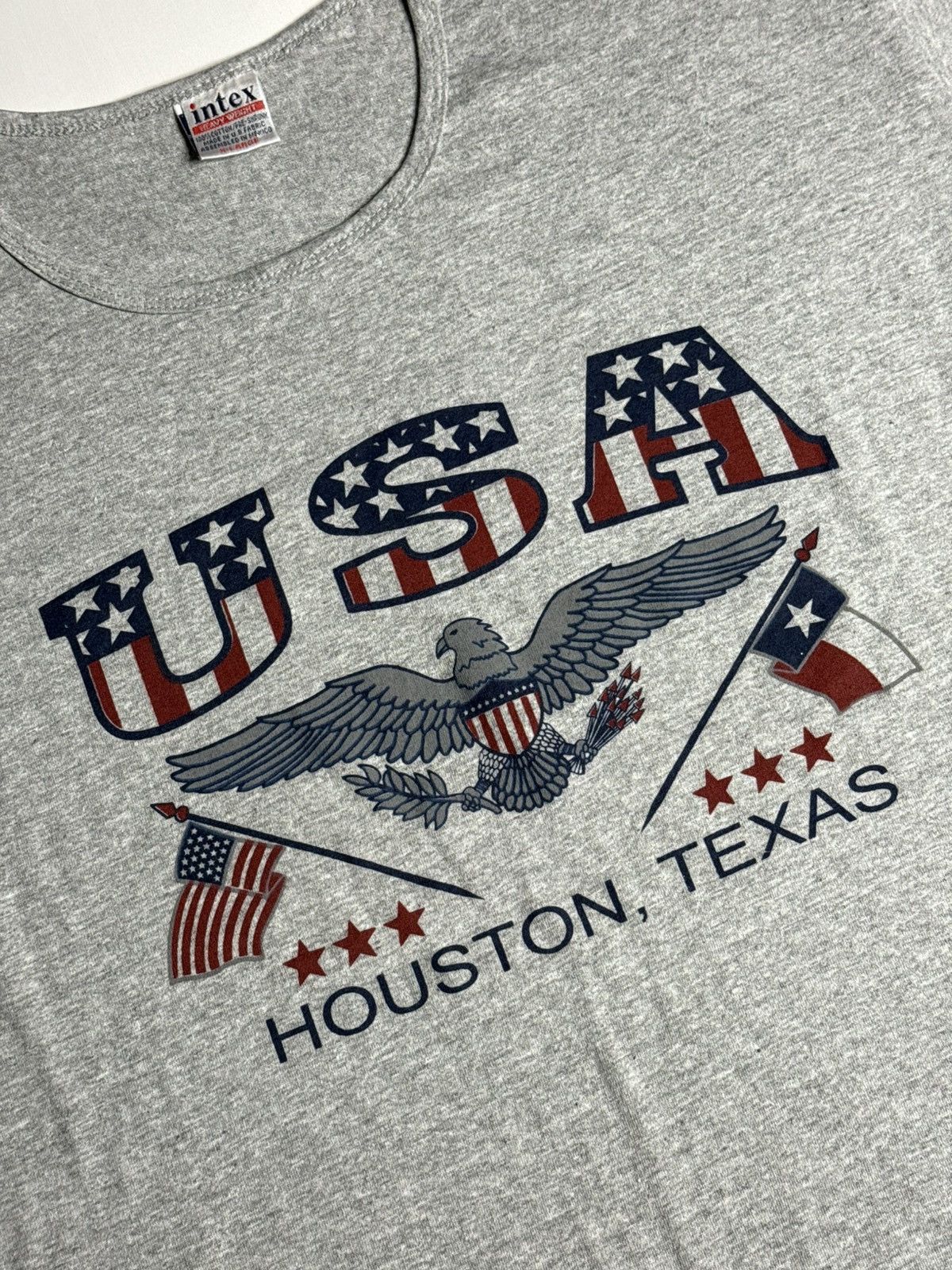 Vintage VINTAGE 1990's USA Houston Tee “Grey” [ XL ] Very Clean Size US XL / EU 56 / 4 - 2 Thumbnail