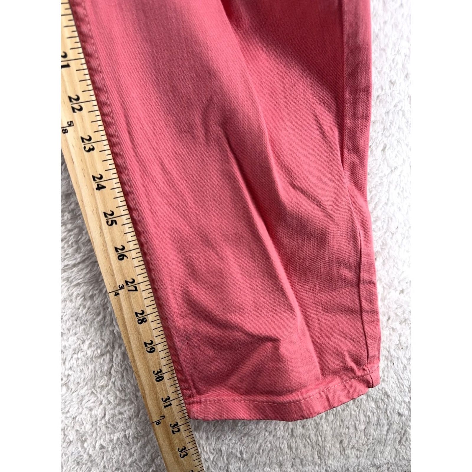 Levi's Levi's Jeans 524 Skinny Pink Distressed Slim Stretch Denim 33x32 Womens XS-XL - Levis Jeans 524 Pink Distressed Skinny Stretch Denim Womens 33x32 Size 24" / US 00 / IT 34 - 6 Thumbnail