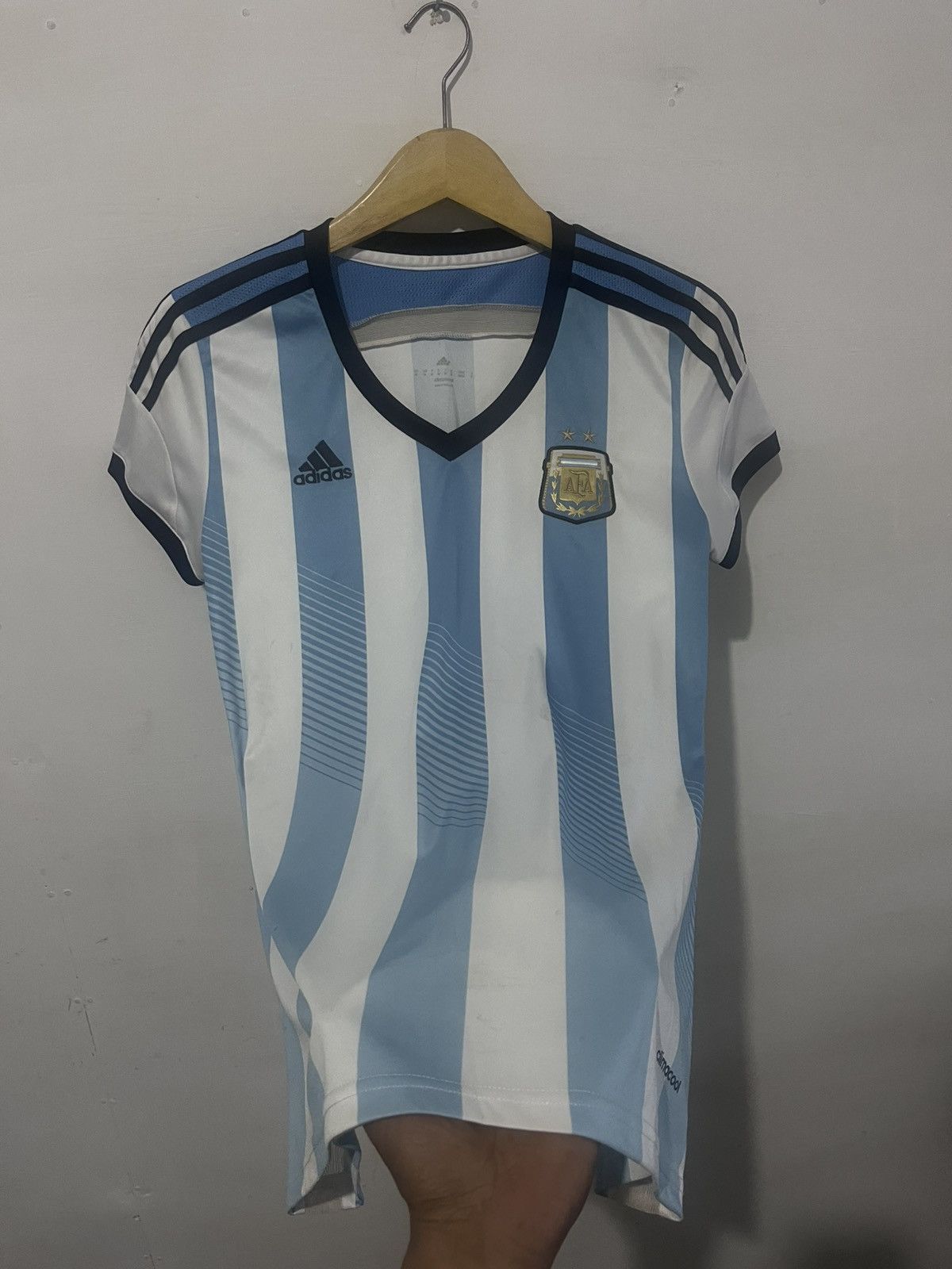 Adidas Jersey Adidas Argentina Home 2014 Women’s Original - G75069 Size S / US 4 / IT 40 - 4 Thumbnail