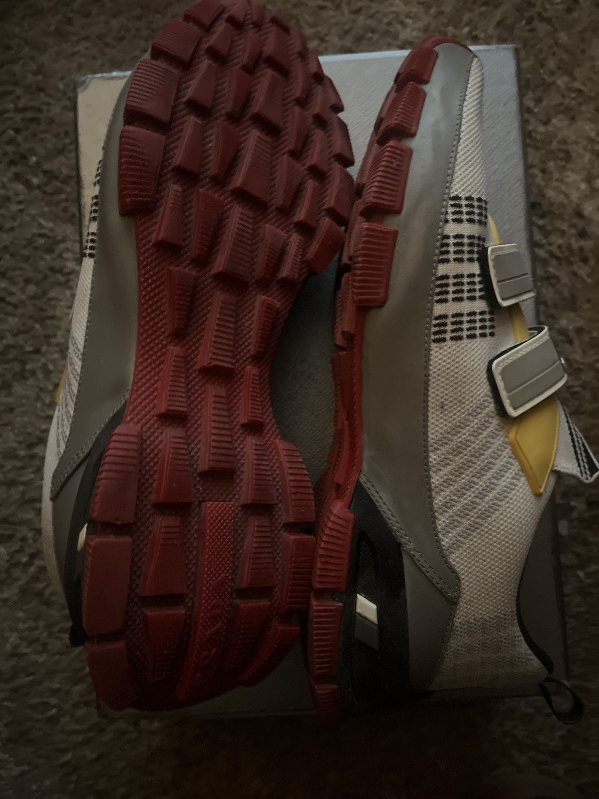 Prada Prada Sneakers Grey Red Size US 9 / EU 42 - 6 Thumbnail