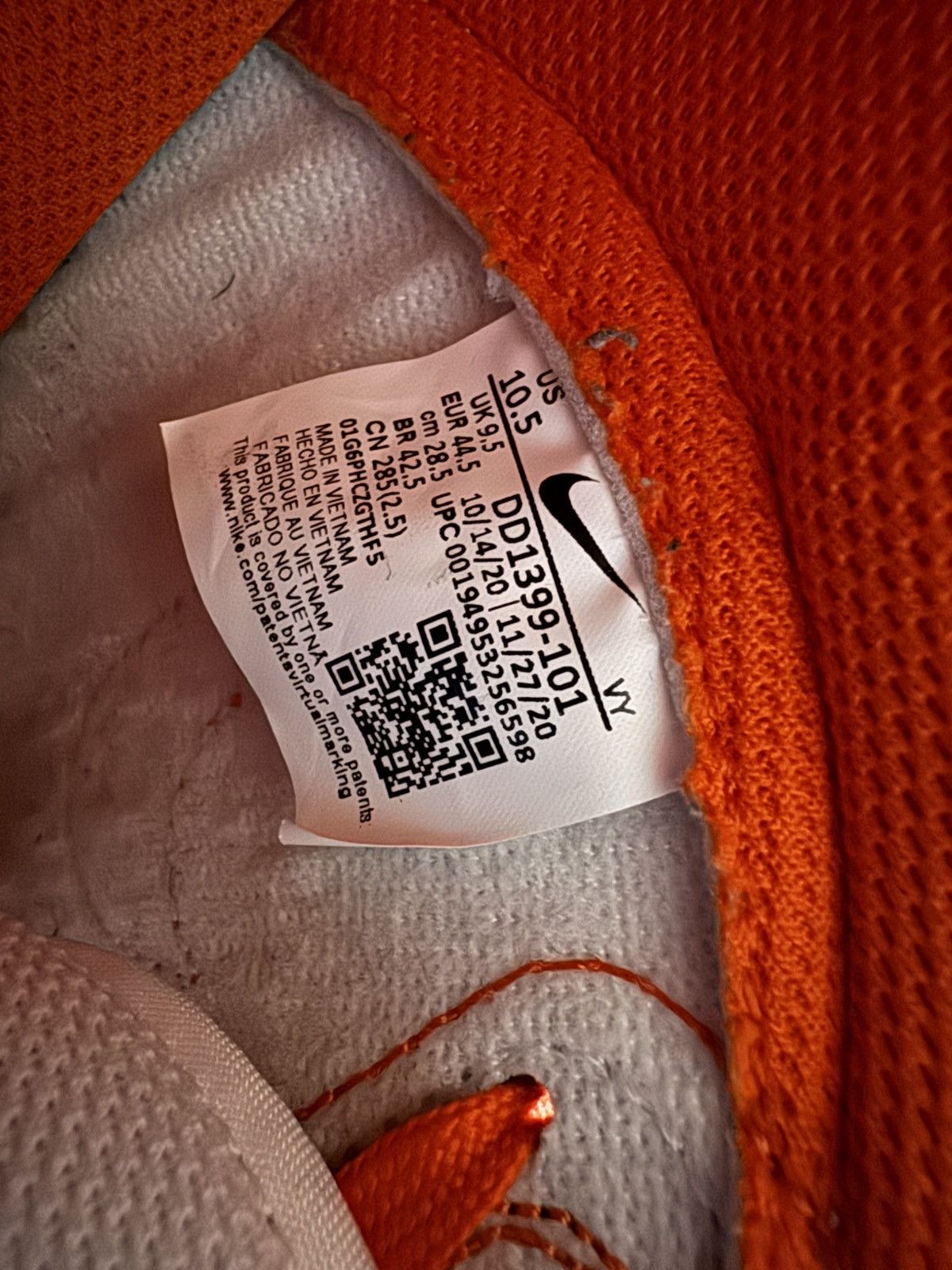 Nike Syracuse Dunk High Size US 10.5 / EU 43-44 - 7 Thumbnail