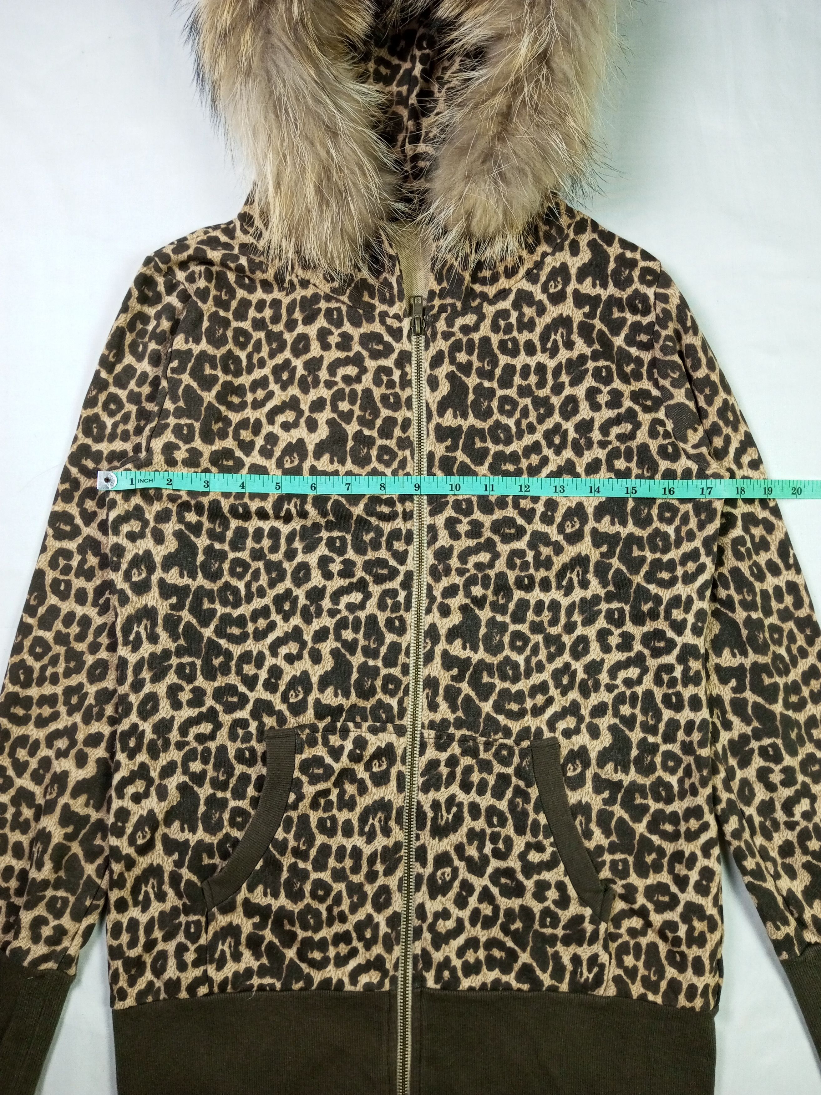 If Six Was Nine × Japanese Brand × Le Grande Bleu (L.G.B.) Japanese Brand Leopard Fur Hoodie Joky Gal Size US L / EU 52-54 / 3 - 7 Thumbnail
