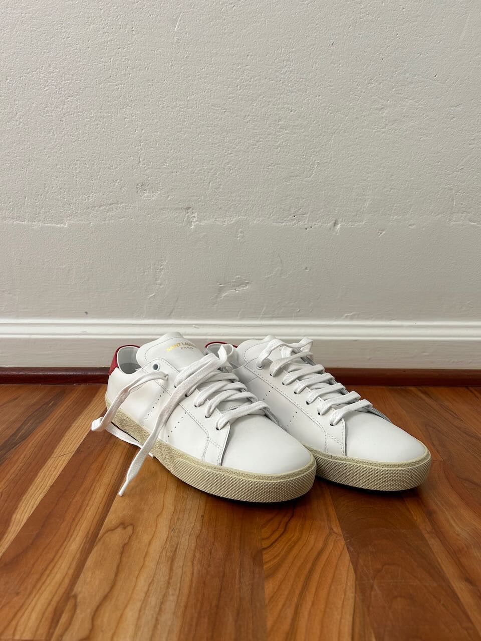 Saint Laurent Paris Saint Laurent Court Classic Low Top Sneaker Size US 9 / IT 39 - 2 Thumbnail