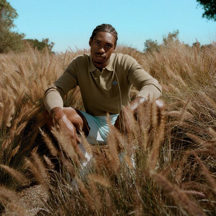 Dockers X Malbon Sweater Khaki Polo Size XL