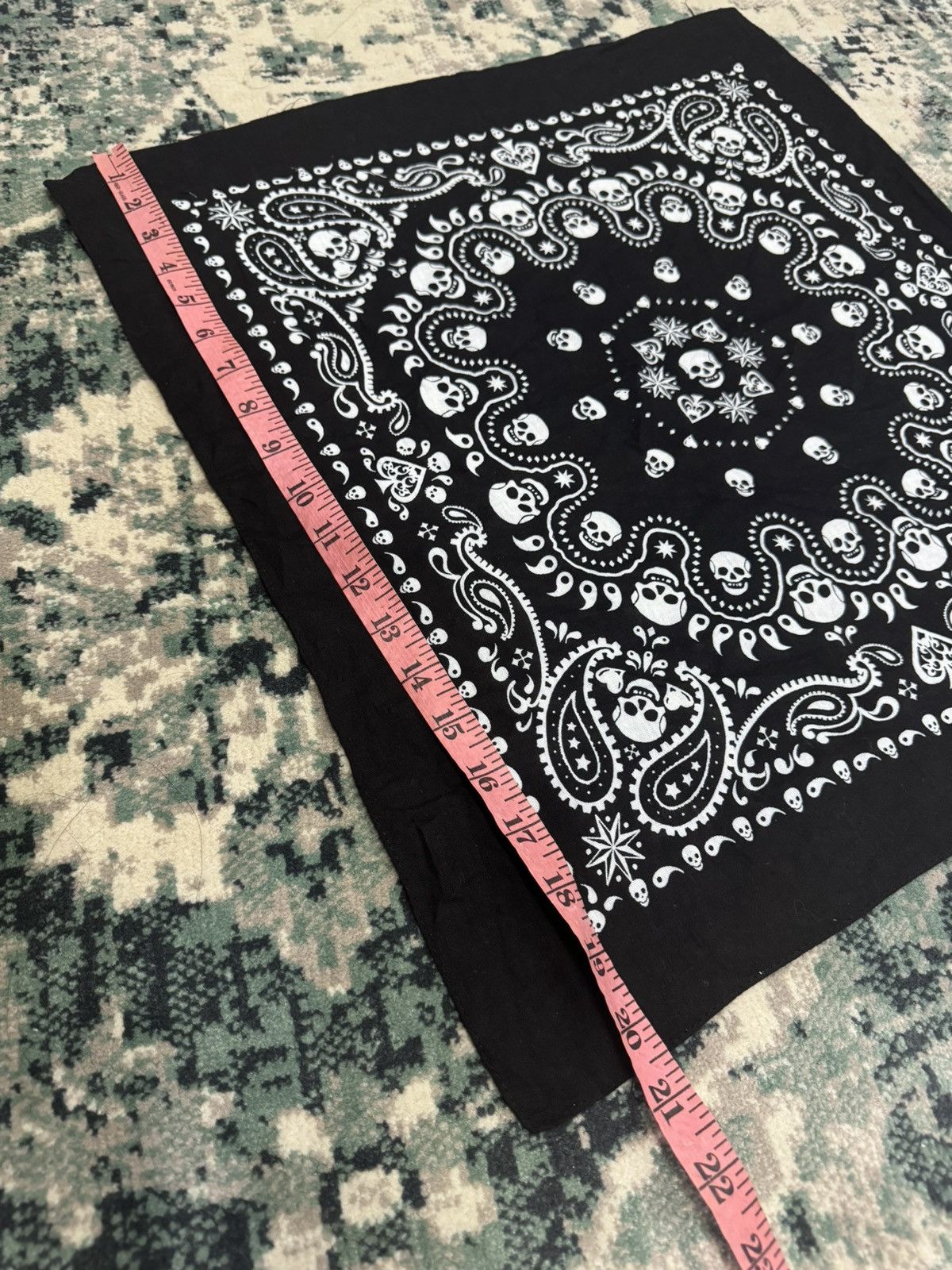 Other SKULLS MOTIVE BANDANA HANDKERCHIEF SCARF Size ONE SIZE - 6 Thumbnail