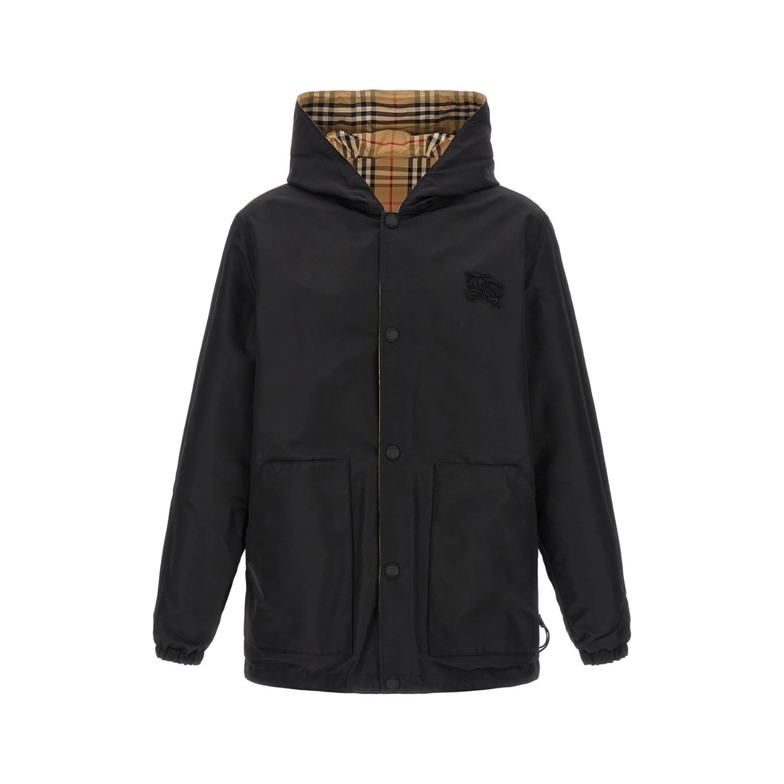 AMI BURBERRY Rainford Multicolor Polyamide Reversible Jacket New Size US M / EU 48-50 / 2 - 2 Thumbnail