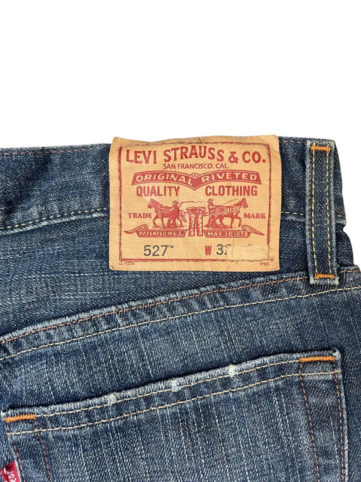Levi's Vintage Levi’s 527 Low Boot Cut Jeans Flare Size US 32 / EU 48 - 4 Thumbnail