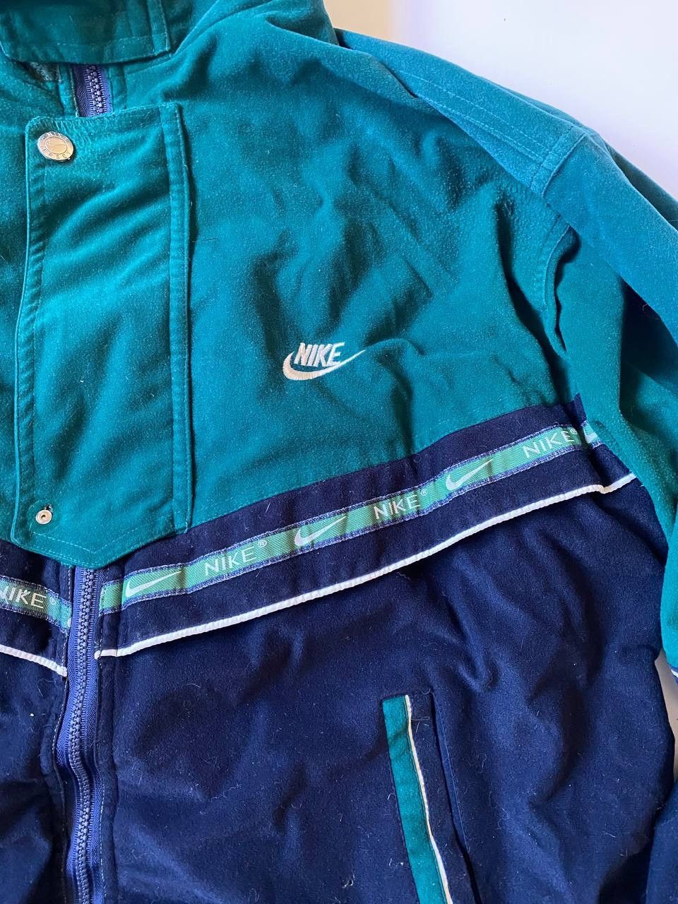 Nike Vintage Nike Premier Bomber fleece 90’s size XL-XXL Size US XL / EU 56 / 4 - 5 Thumbnail