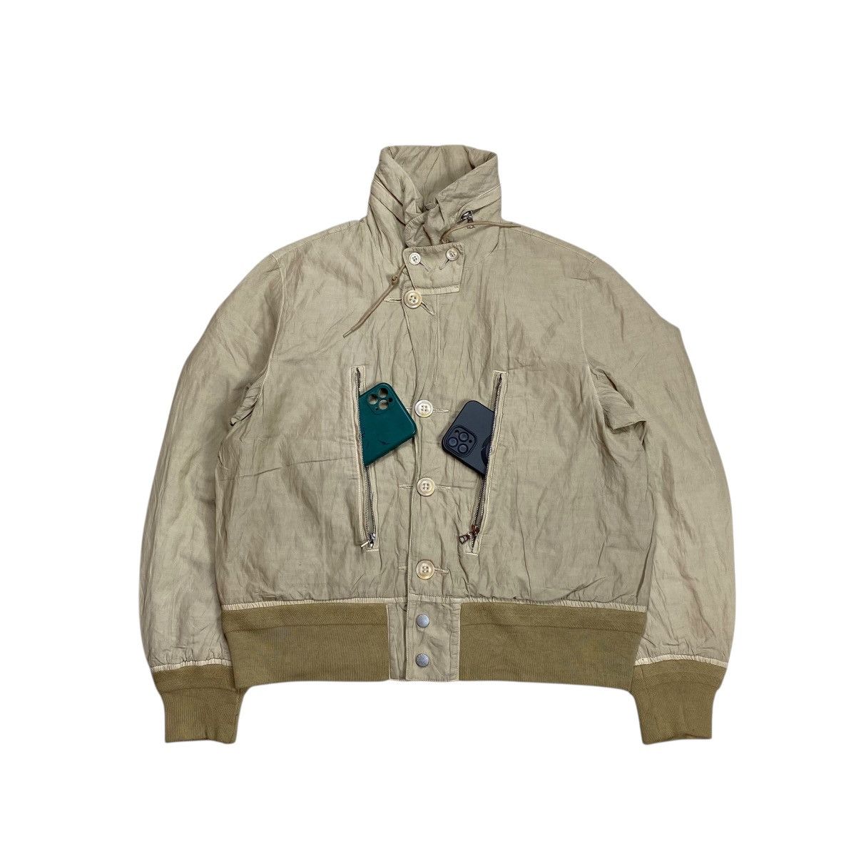 Haversack Vintage Haversack Hidden Hooded Bomber Jacket Size US M / EU 48-50 / 2 - 3 Thumbnail