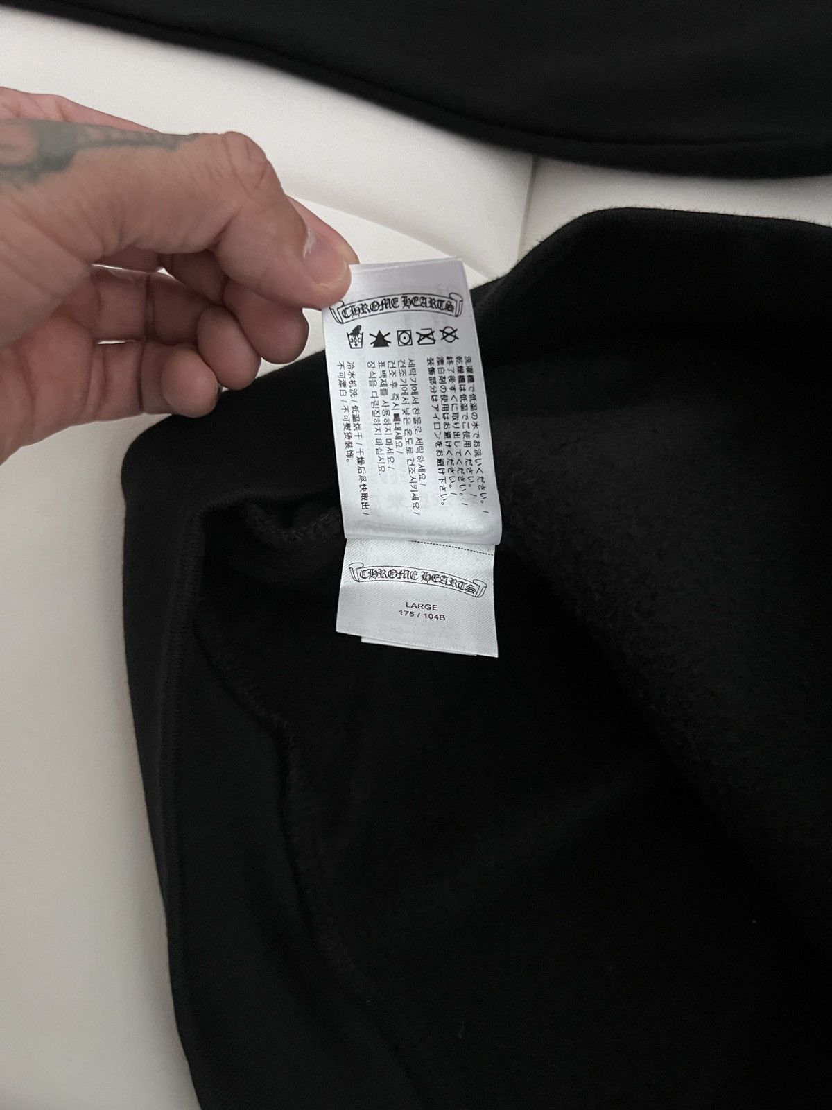 Chrome Hearts Chrome hearts logo t shirt Size US L / EU 52-54 / 3 - 6 Thumbnail