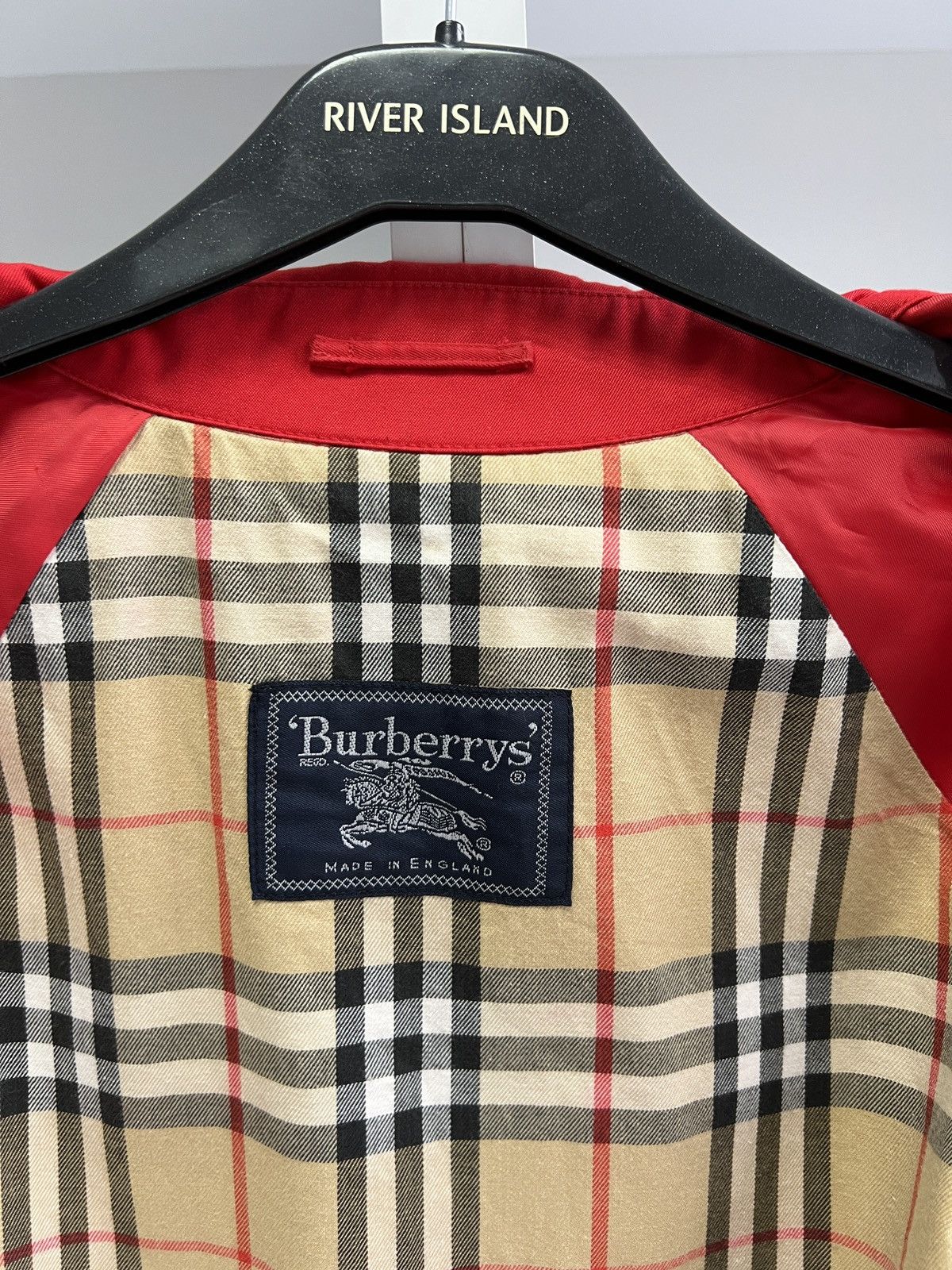 Burberry × Vintage Vintage 90's Burberry Check Bomber Ted Jacket Size US M / EU 48-50 / 2 - 8 Thumbnail
