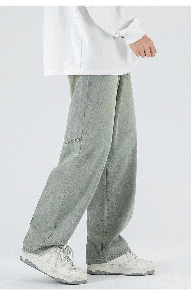 Japanese Brand × Jean Casual Heavy Wash Loose Straight Jeans Size US 32 / EU 48 - 2 Thumbnail
