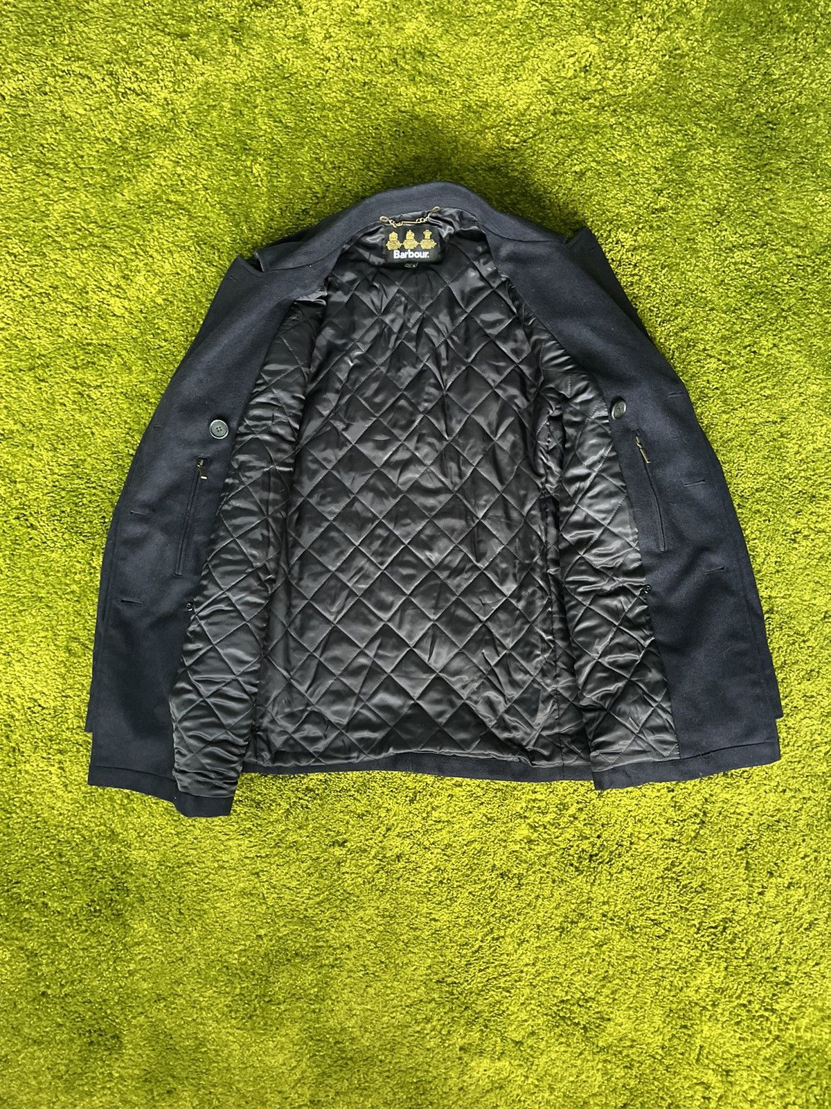 Barbour × Designer Barbour double breasted wool coat jacket Size US XL / EU 56 / 4 - 2 Thumbnail