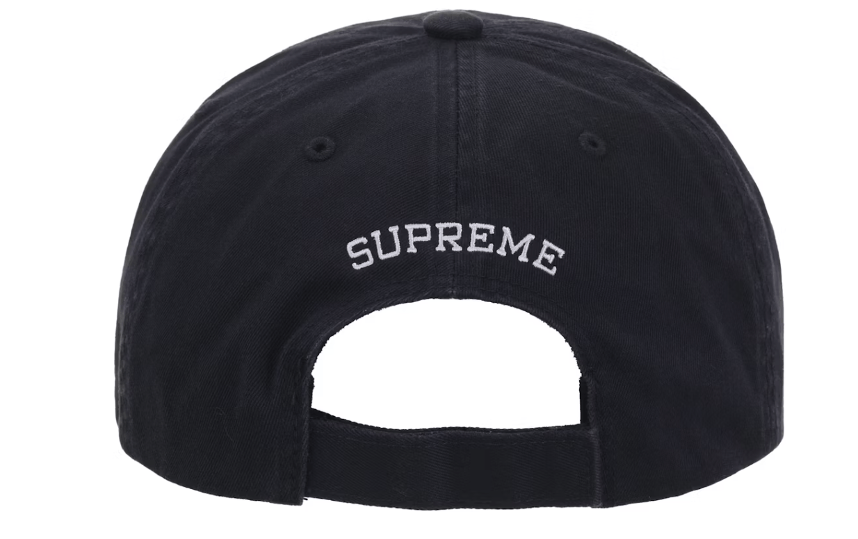 Supreme Supreme Embroidered Money Logo 6 Panel Hat Navy Adjustable Size ONE SIZE - 3 Thumbnail