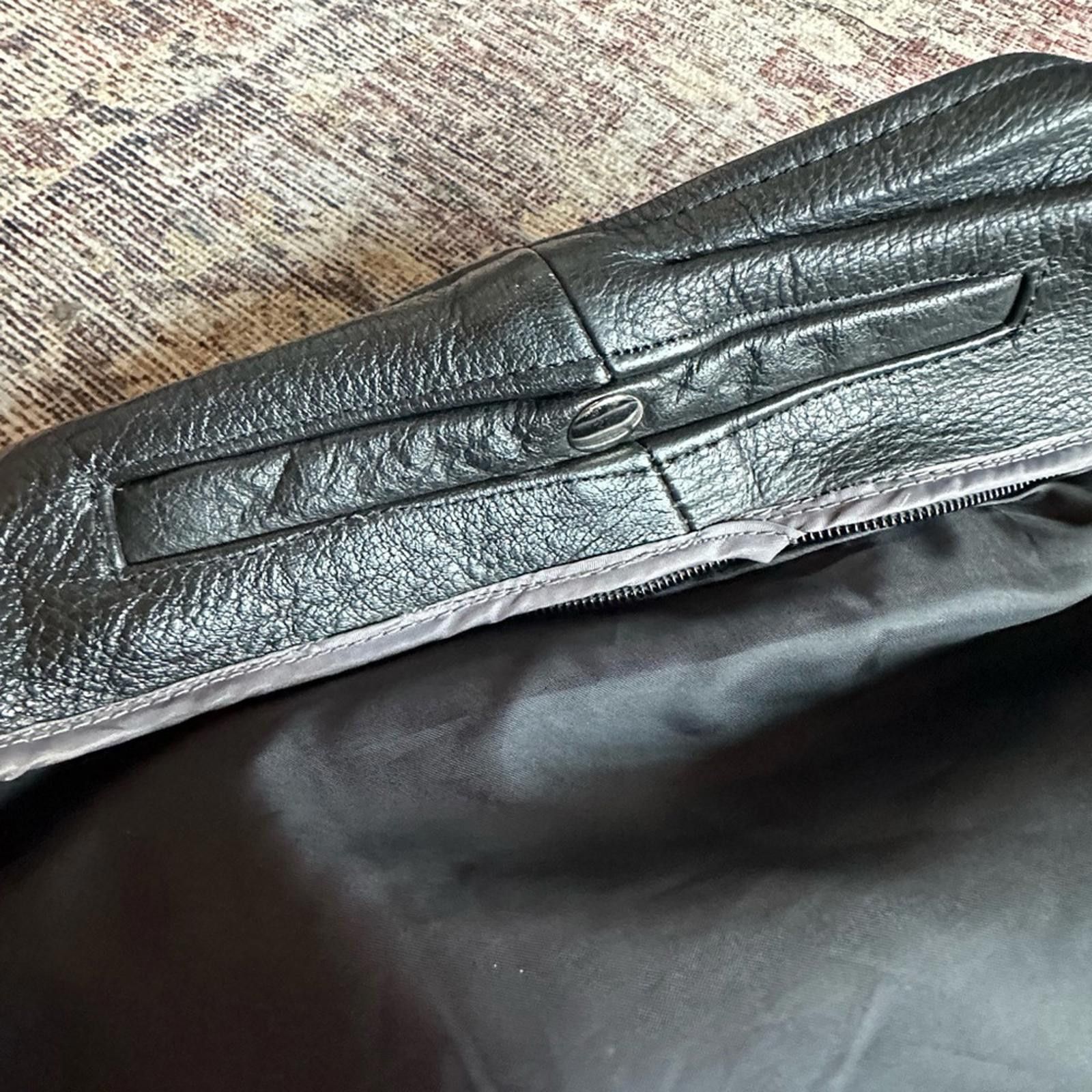 Other Vintage Leather Moto Biker Jacket Size US XXL / EU 58 / 5 - 7 Thumbnail