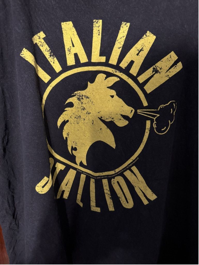 Hard Rock Cafe Rocky Movie Italian Stallion Logo T-Shirt Men Sz L (?) Black Size US L / EU 52-54 / 3 - 3 Thumbnail