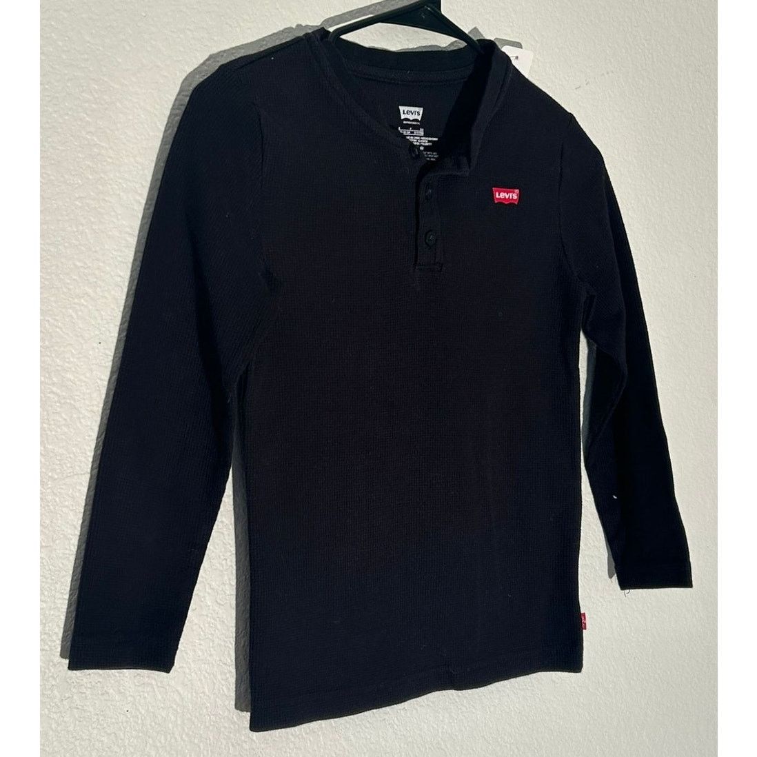 Levi's Levi's Black Long Sleeve Shirt - Boys Size Small Size US XXS / EU 40 - 2 Thumbnail
