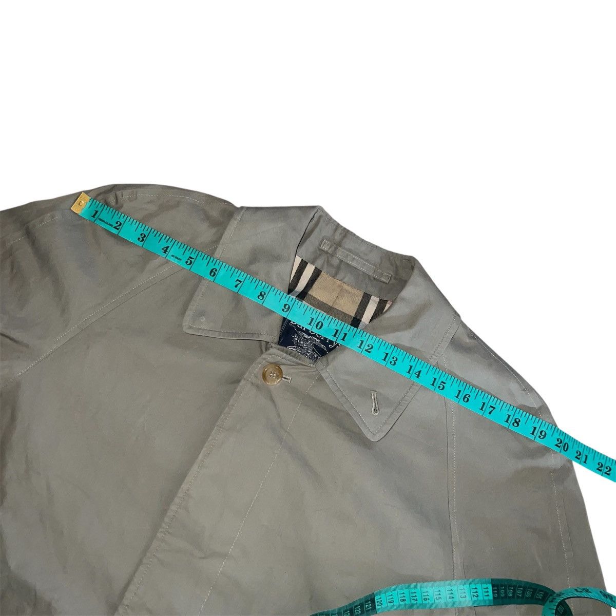 Burberry “BURBERRY” NOVA CHECK LINED LONG COAT JACKET Size US L / EU 52-54 / 3 - 24 Thumbnail