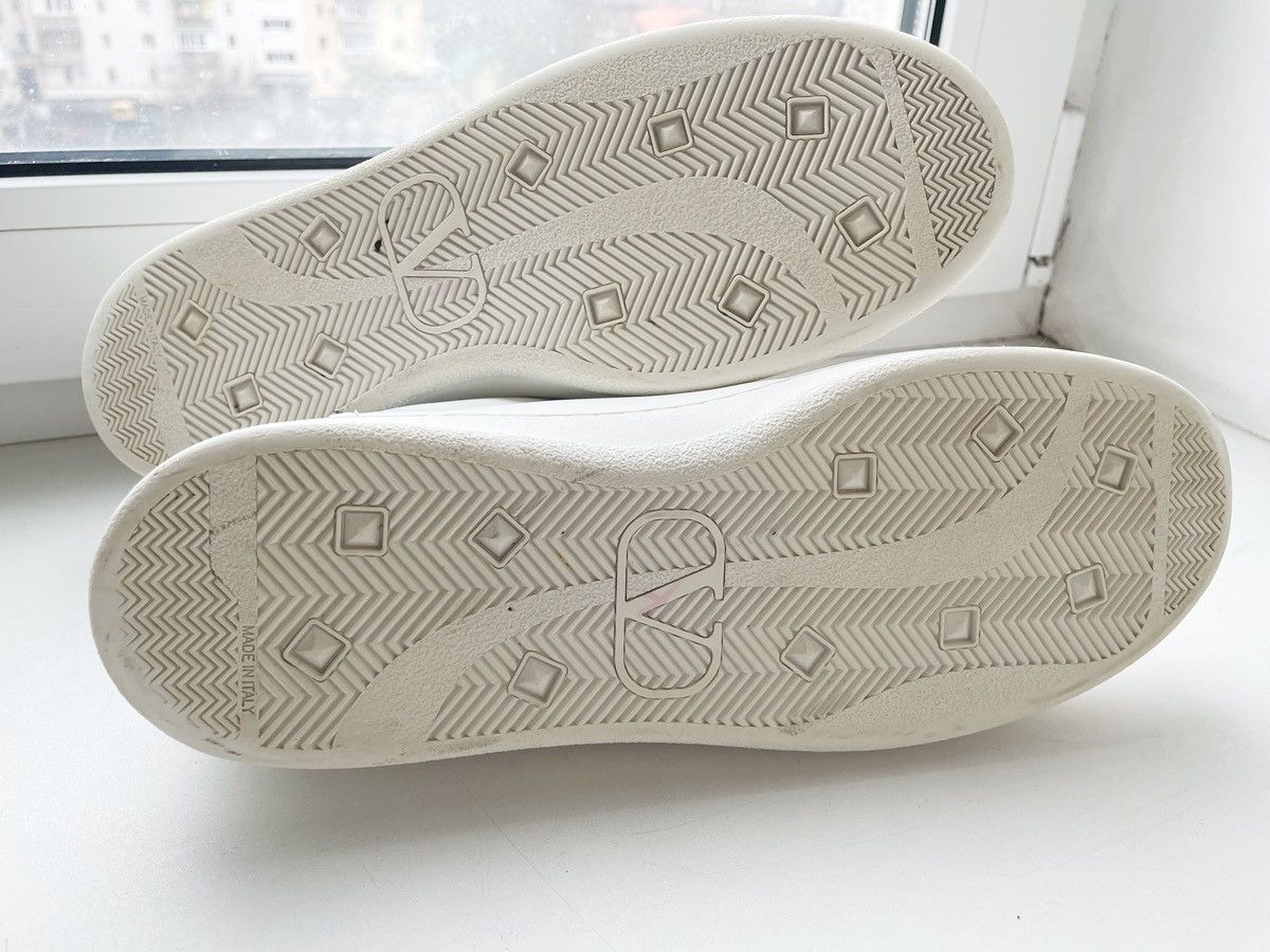 Valentino Valentino Garavani Men Basic White Leather Shoes Backnet 42 Size US 9 / EU 42 - 7 Thumbnail