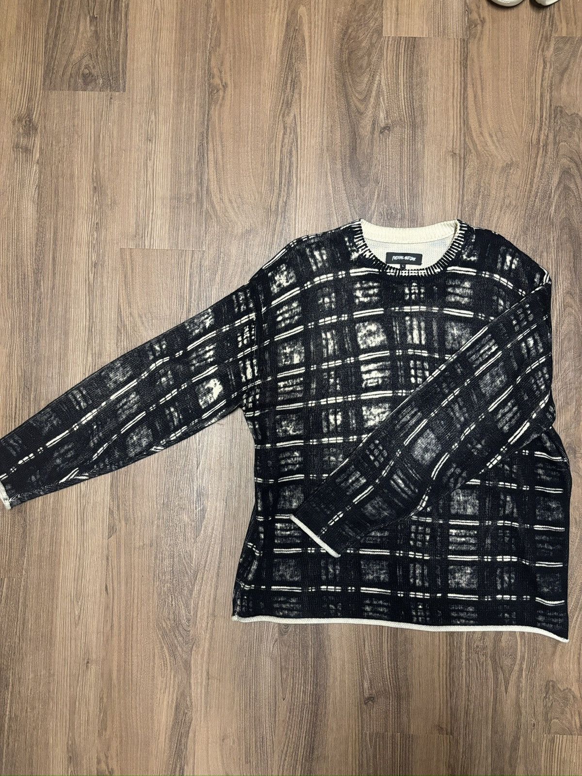 Fucking Awesome Fucking Awesome Printed Plaid Sweater Size US L / EU 52-54 / 3 - 1 Thumbnail