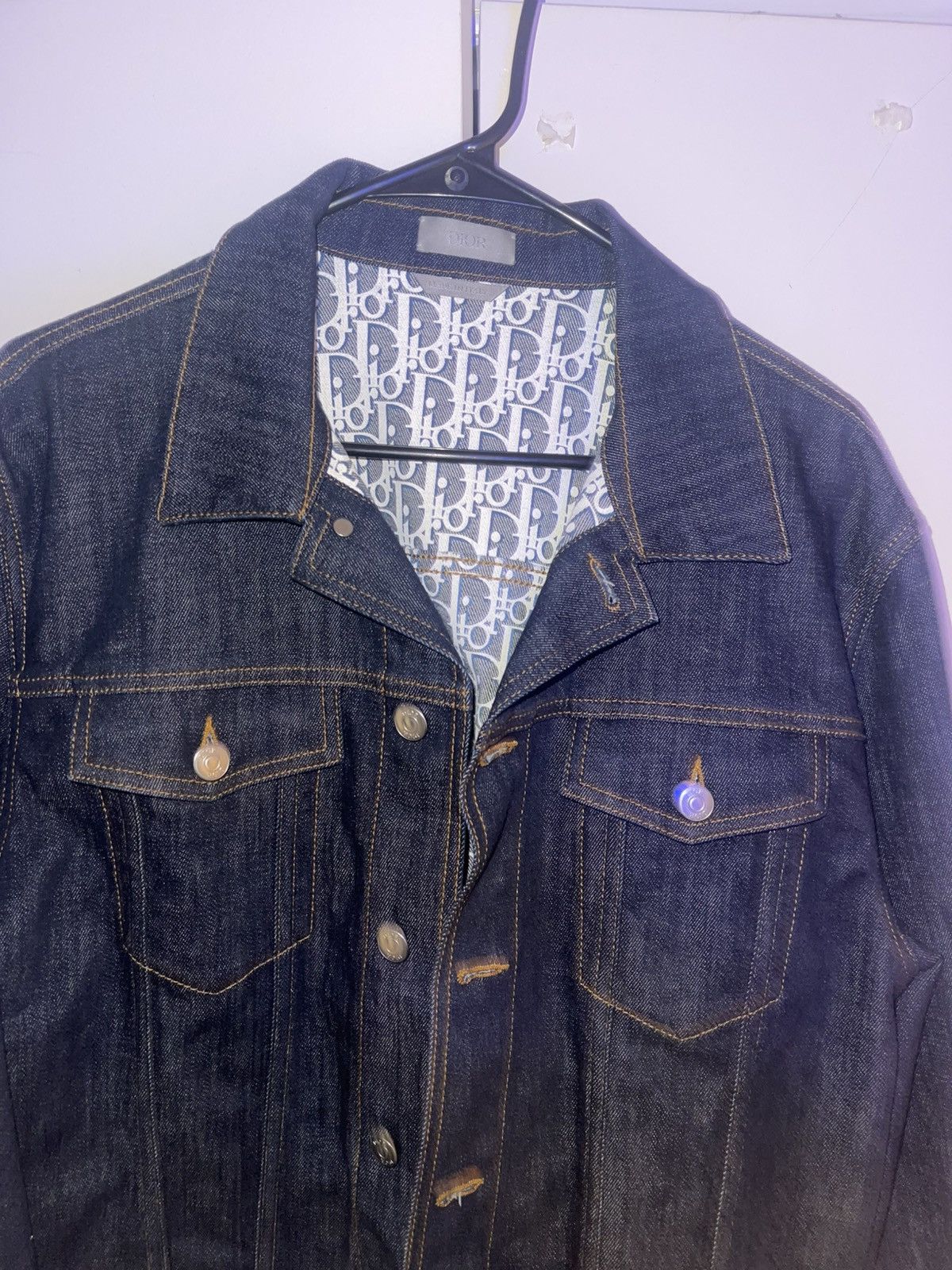 Dior Dior Blue Denim Jean Jacket Size 52S - 2 Thumbnail