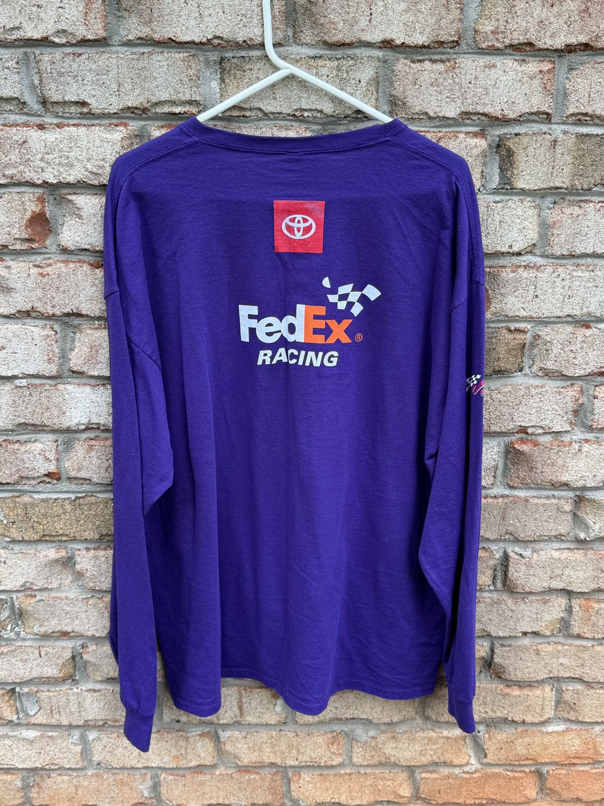 Jerzees Joe Gibbs Racing Fedex Racing Toyota long sleeve shirt Size US XXL / EU 58 / 5 - 4 Thumbnail