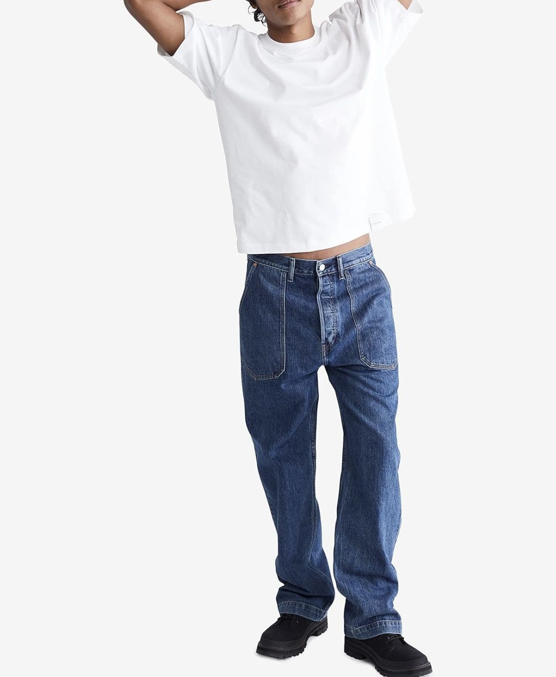 Calvin Klein Calvin Klein Heavyweight Cotton T-Shirt Size S Size US S / EU 44-46 / 1 - 1 Thumbnail