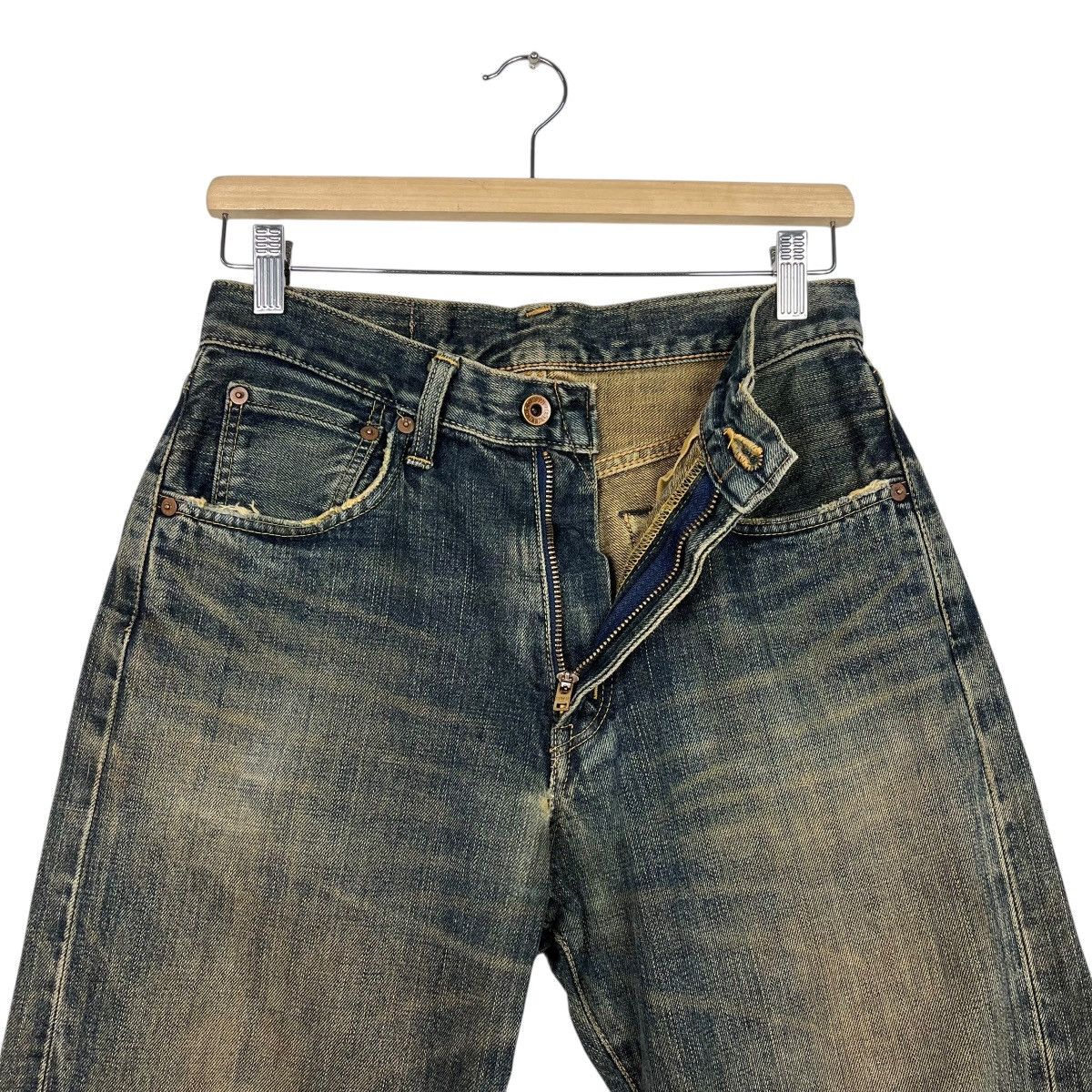 Edwin Vintage Edwin Distressed Selvedge Denim Jeans Size US 28 / EU 44 - 14 Thumbnail