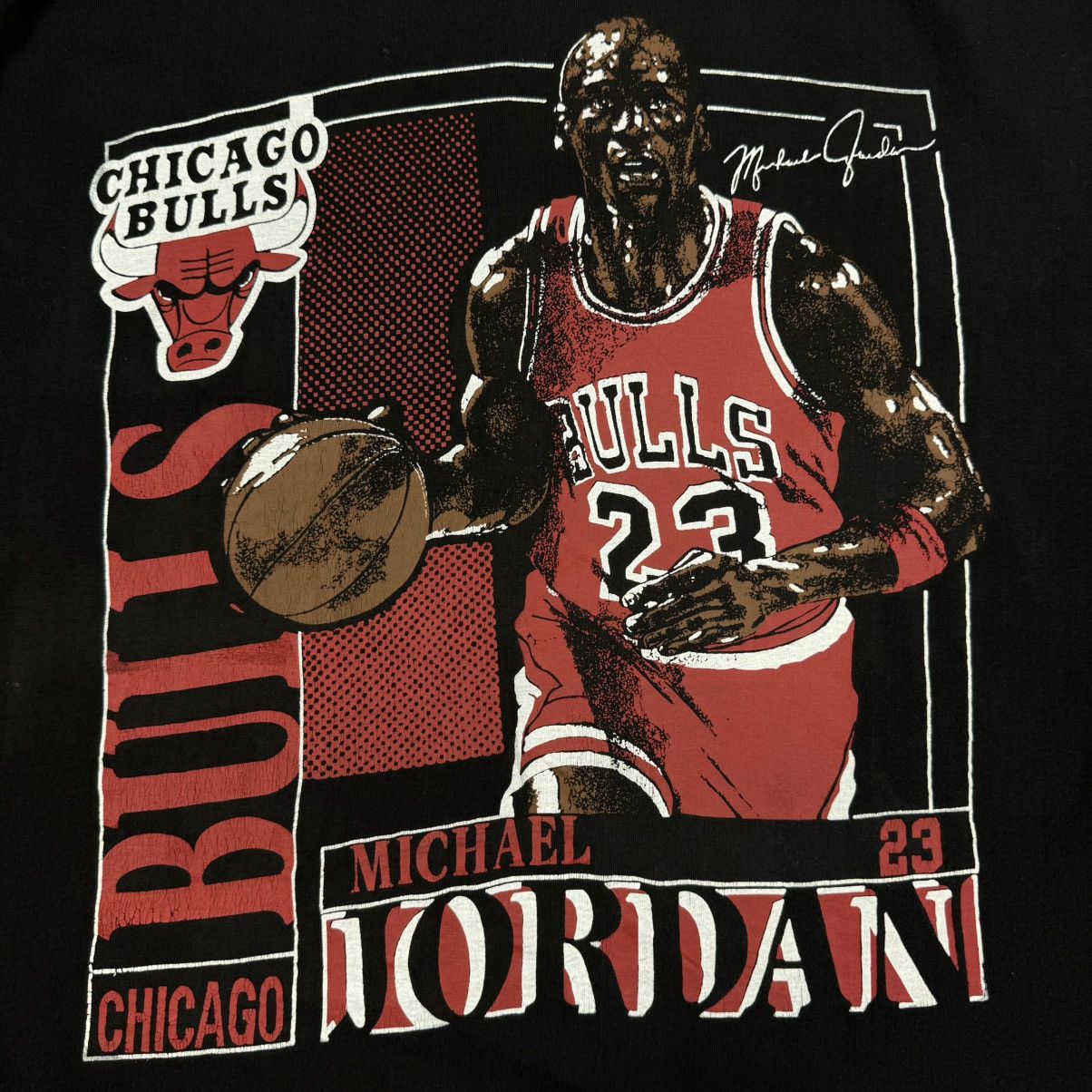 NBA Vintage 90s Chicago Bulls NBA Michael Jordan T Shirt Tee Size US XXL / EU 58 / 5 - 6 Thumbnail