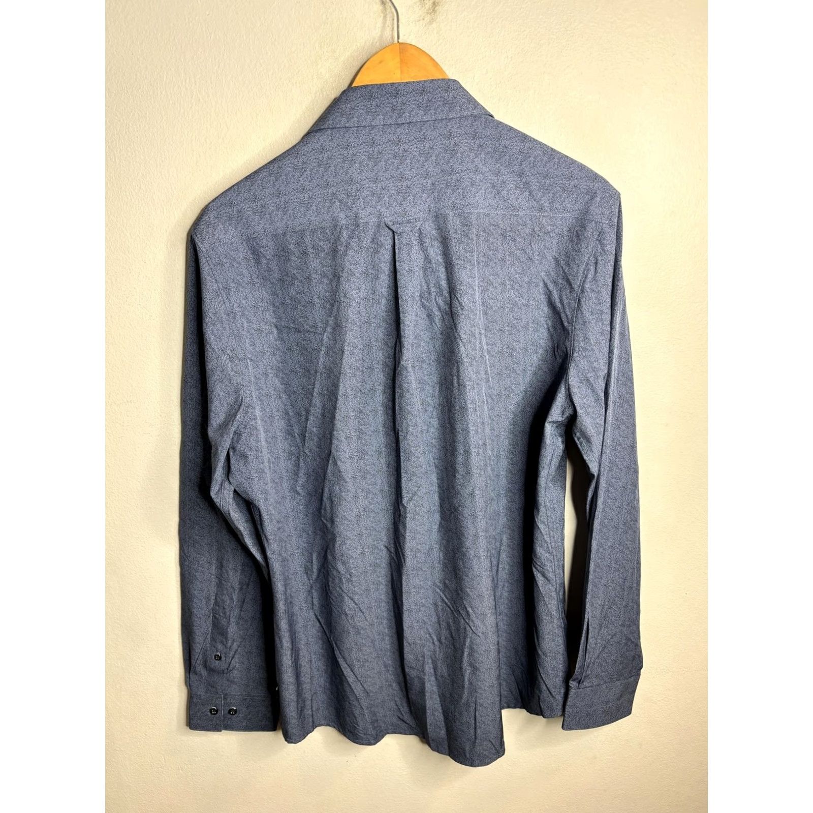 Vintage 7Diamonds Shirt Mens Large Gray 4 Way Stretch Button Up Long Sleeve Dress Top Size US L / EU 52-54 / 3 - 6 Thumbnail