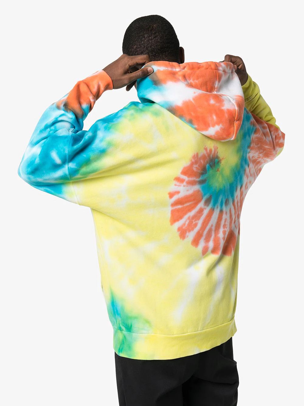 Palm Angels Multicolour Tie Dye Oversized Logo Hoodie Size US M / EU 48-50 / 2 - 4 Thumbnail