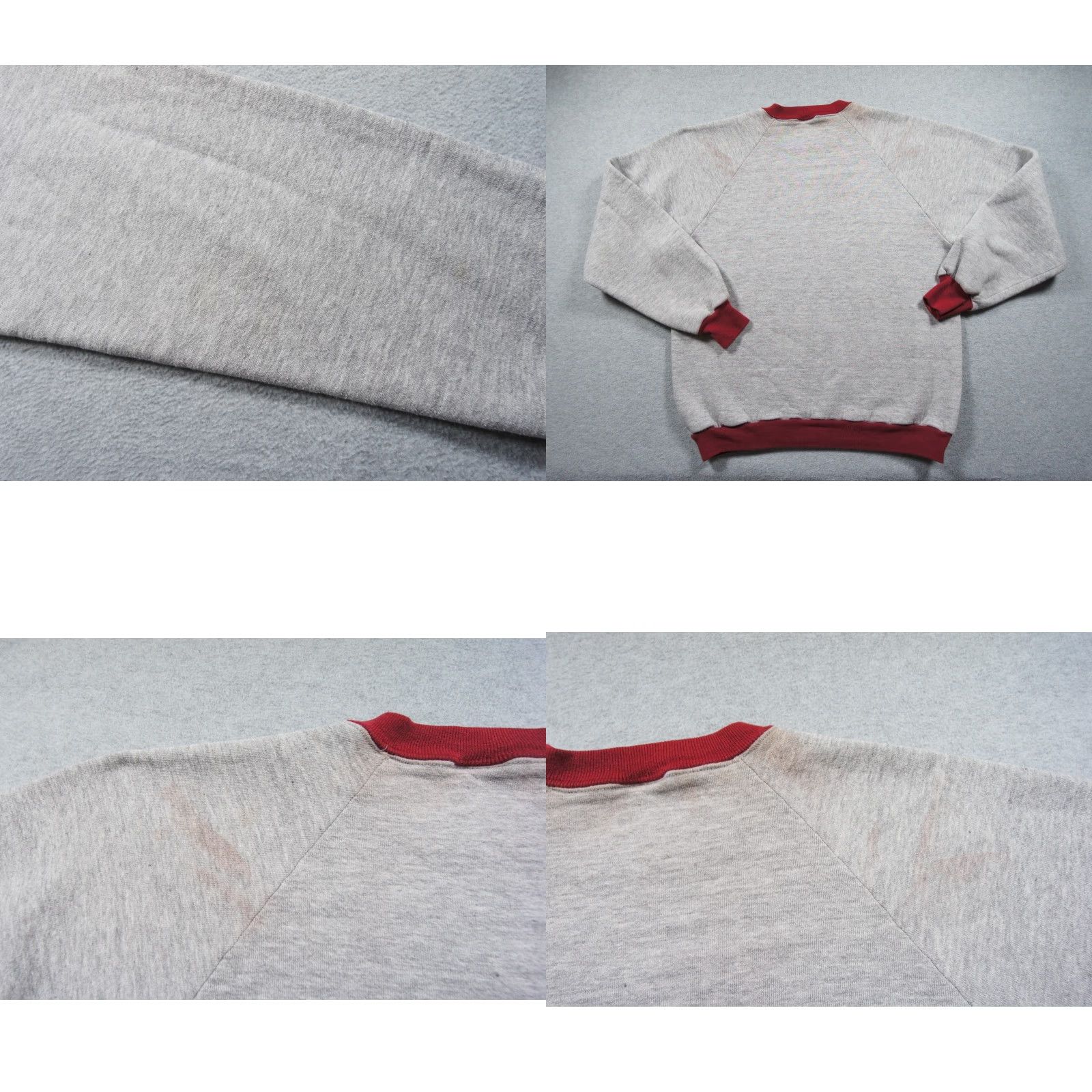 McGregor VINTAGE MacGregor Sweatshirt Womens Large Gray Raglan Crewneck 90s Sweater Ladies Size L / US 10 / IT 46 - 8 Thumbnail