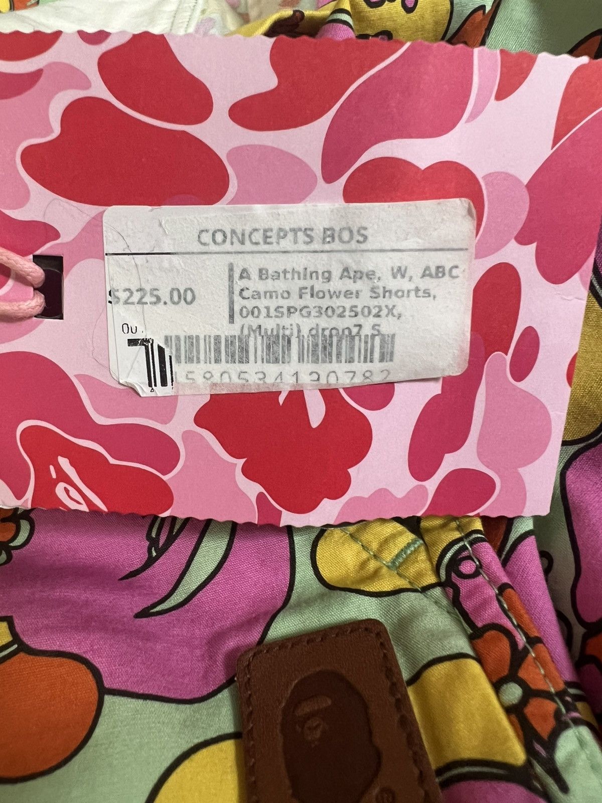 Bape Bathing Ape BAPE ABC CAMO FLOWER SHORTS Small Size 29" - 5 Thumbnail