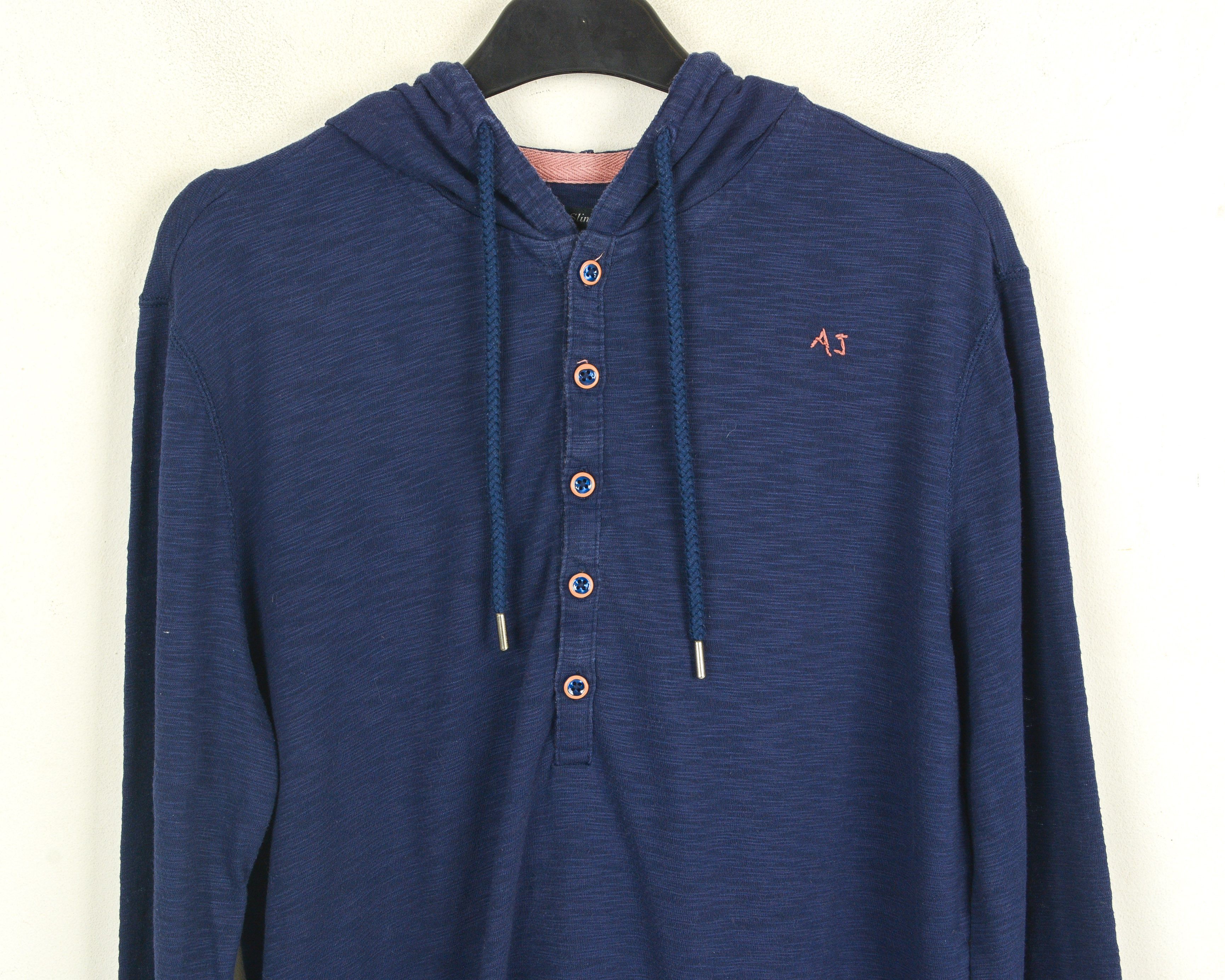 Armani ARMANI Jeans Men L Shirt Slim Fit Hoodie Long Sleeve Size US L / EU 52-54 / 3 - 2 Thumbnail