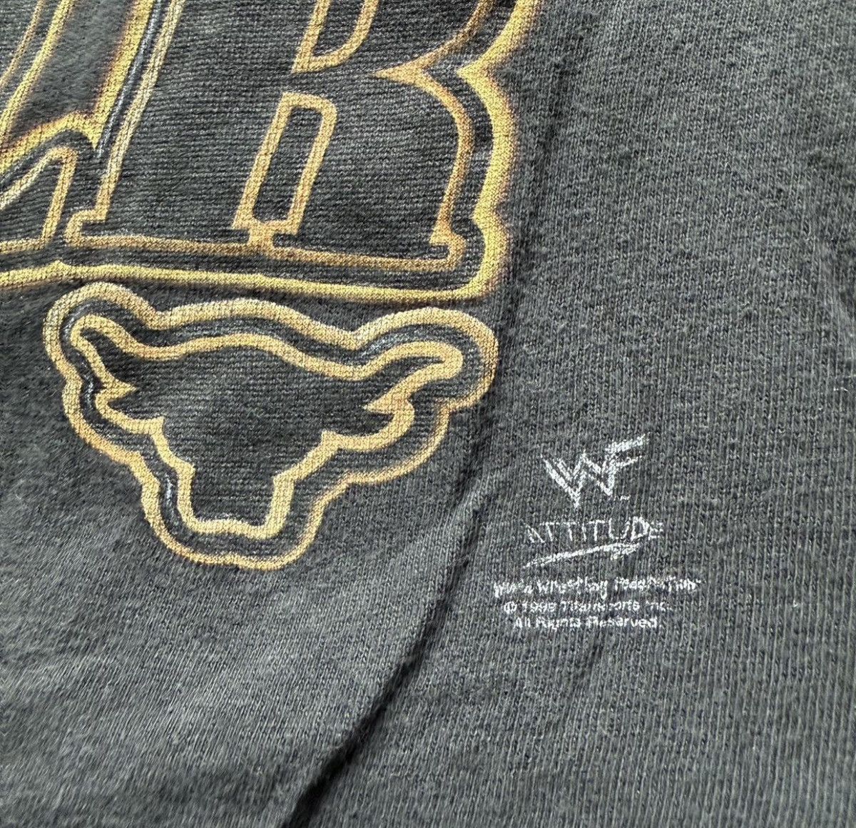 Vintage Vintage WWF the rock T-shirt dated 1998 Size US M / EU 48-50 / 2 - 6 Thumbnail