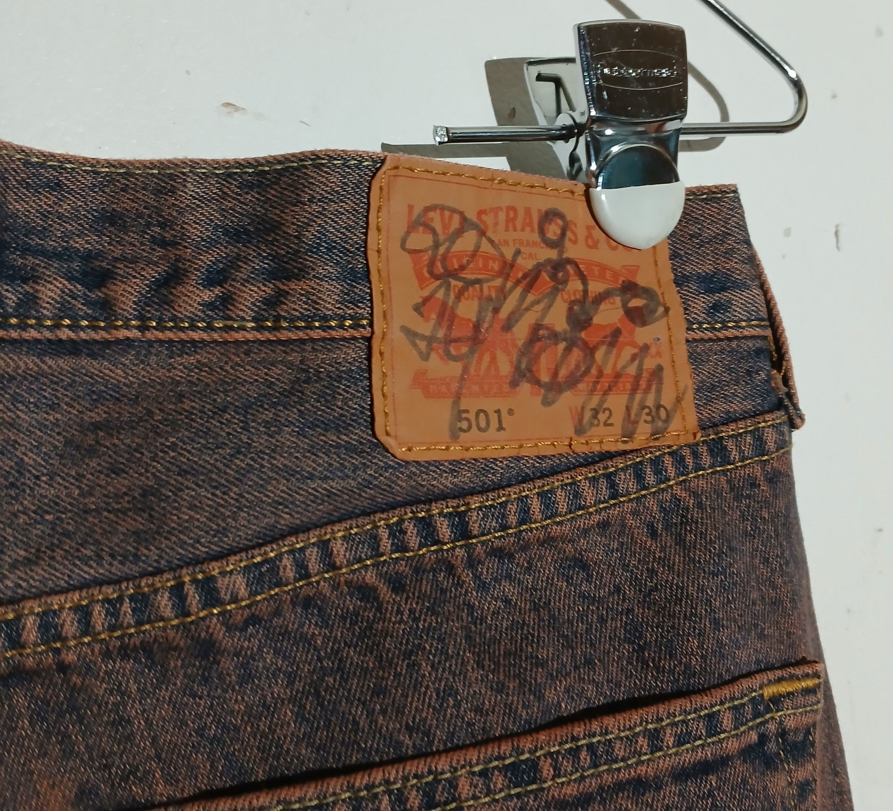 Levi's 501 Levis 2019 Ass Pizza Jeans Size US 32 / EU 48 - 3 Thumbnail