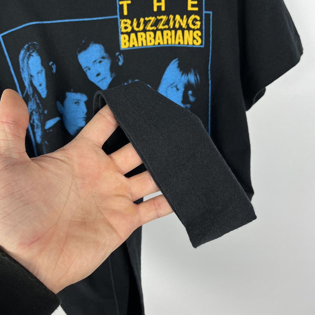 Band Tees Vintage The Buzzing Barbarians rare band tour tee 1989 Size US M / EU 48-50 / 2 - 8 Thumbnail