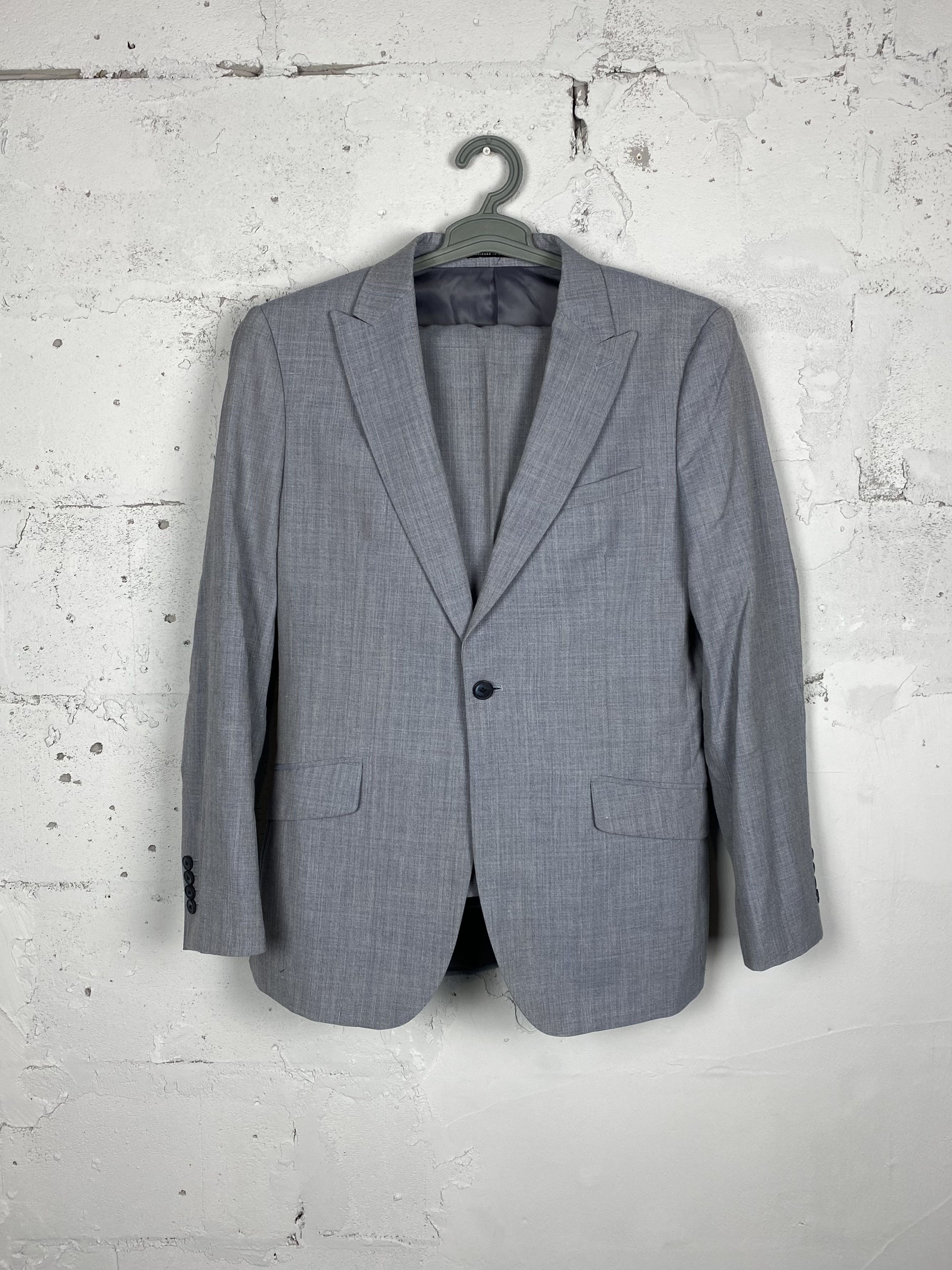 Reiss Reiss Wool Light Blue Suit (Untailored!) Size 34R - 2 Thumbnail