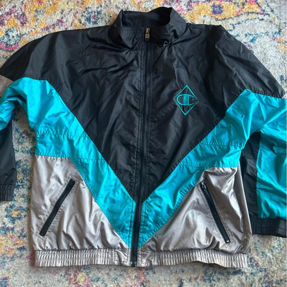 Champion Champion vintage jacket Size XL / US 12-14 / IT 48-50 - 2 Thumbnail
