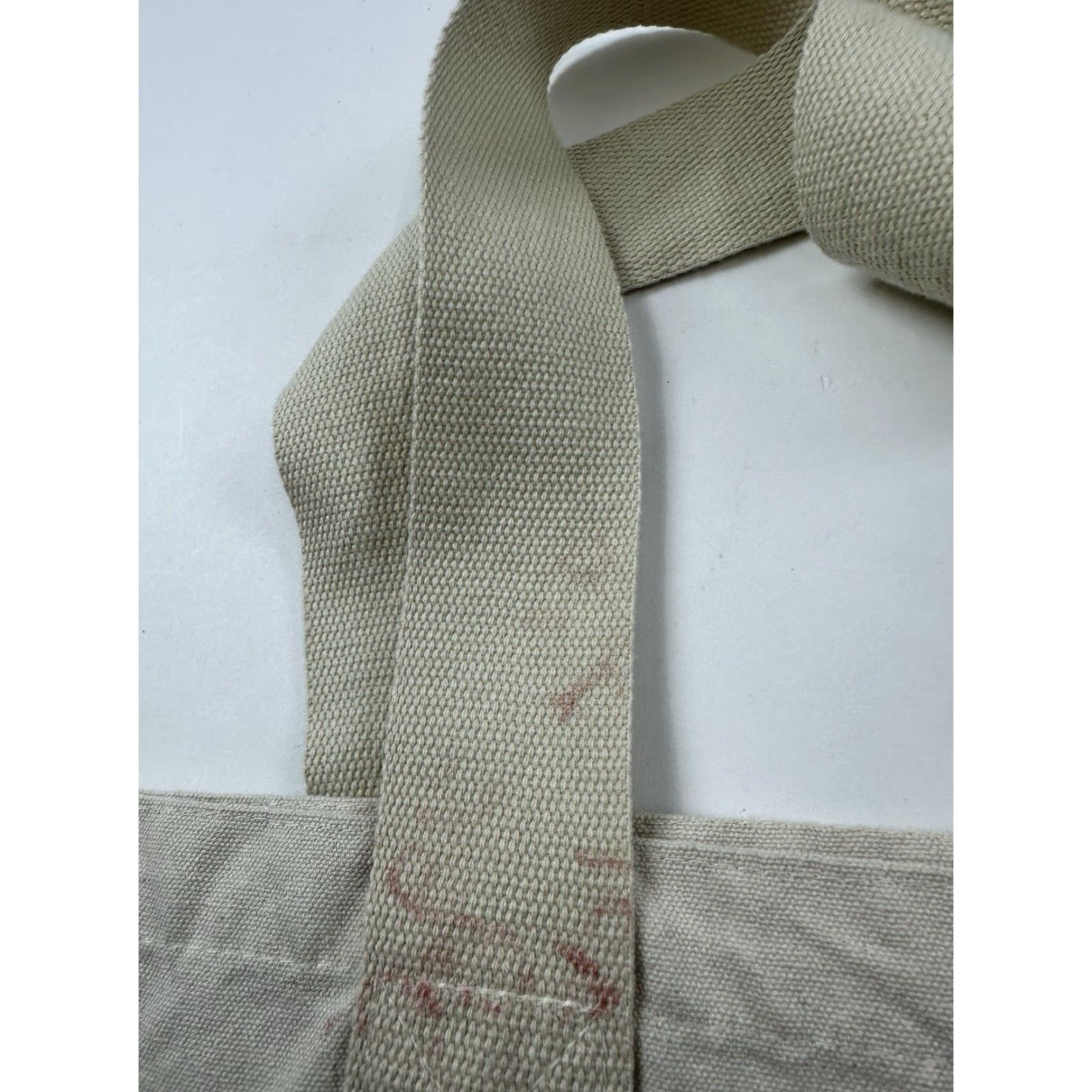 Vintage VINTAGE Reece’s Book Club Tote Bag Beige Canvas Cotton Tote Unisex Adults Adult One Size Beige Love Bags Women/Men Size ONE SIZE - 4 Thumbnail
