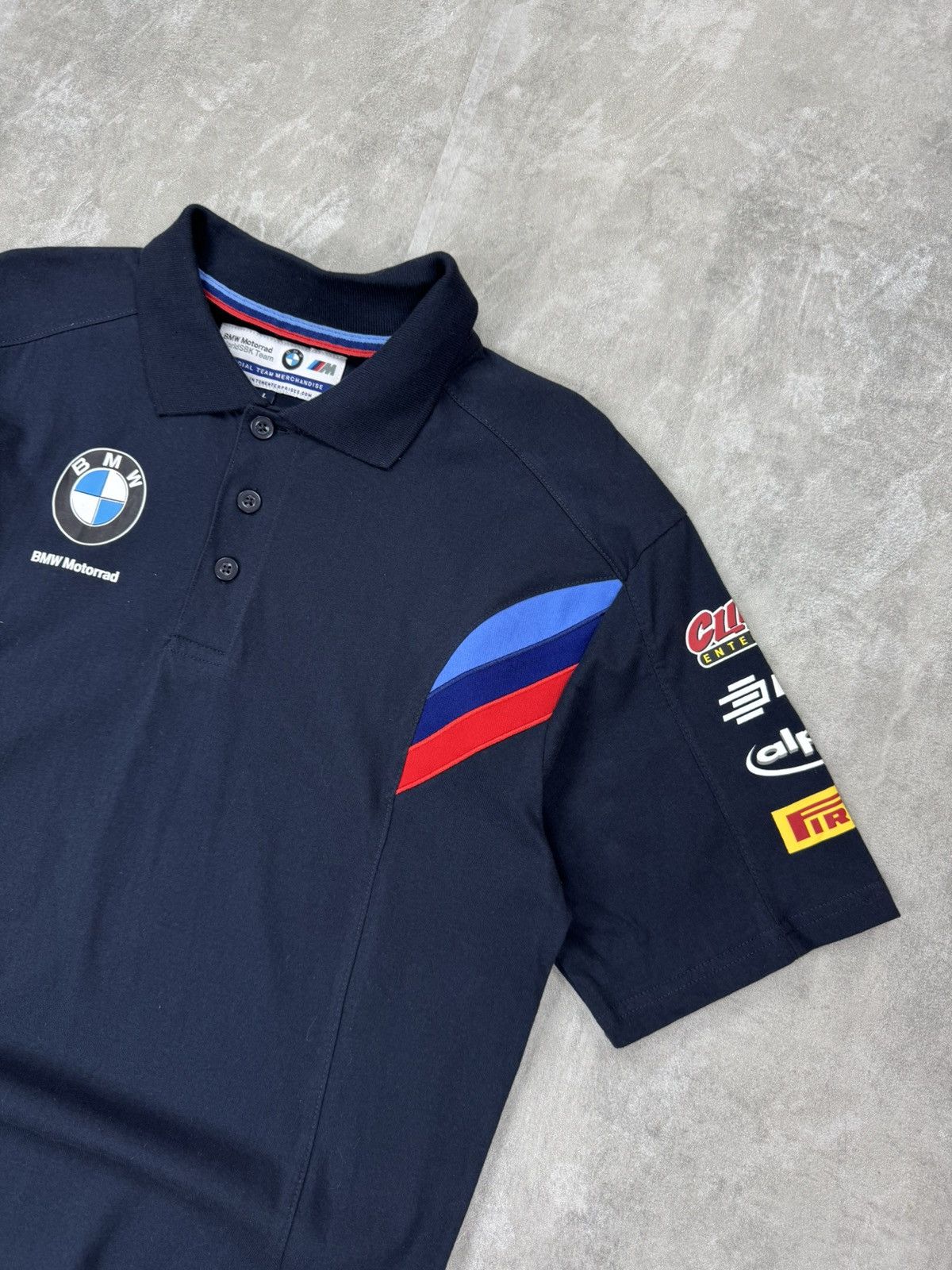 BMW BMW Motorrad Racing Polo Clinton Official Team Merchandise Size US L / EU 52-54 / 3 - 3 Thumbnail
