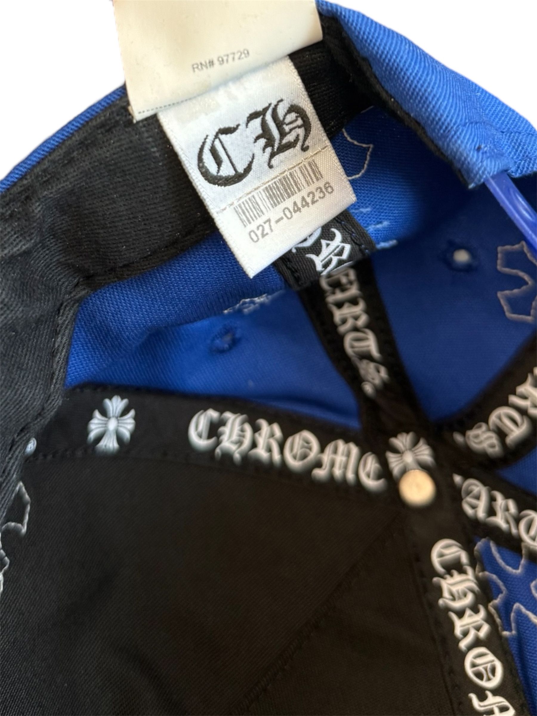 Chrome Hearts Blue Cross Patch Hat Size ONE SIZE - 5 Thumbnail