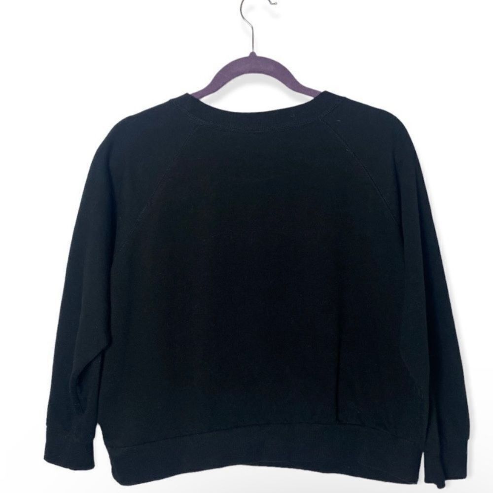 Divided H&M Divided Black Crewneck Sweatshirt Size L Long Sleeve Pul Size L / US 10 / IT 46 - 4 Thumbnail