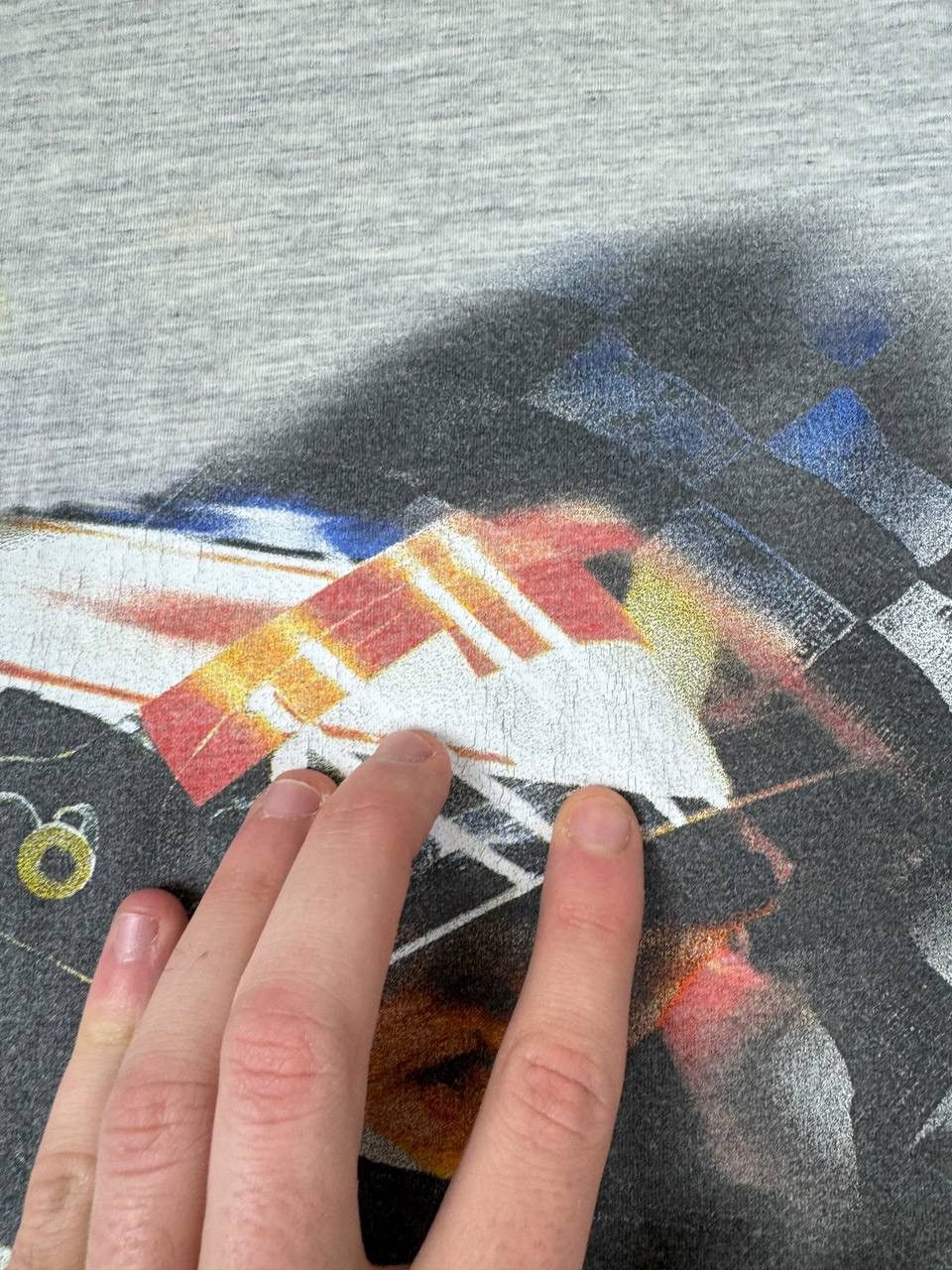 Formula 1 Vintage Michael Schumacher Formula 1 Racing T Shirt 90s Size US L / EU 52-54 / 3 - 10 Thumbnail