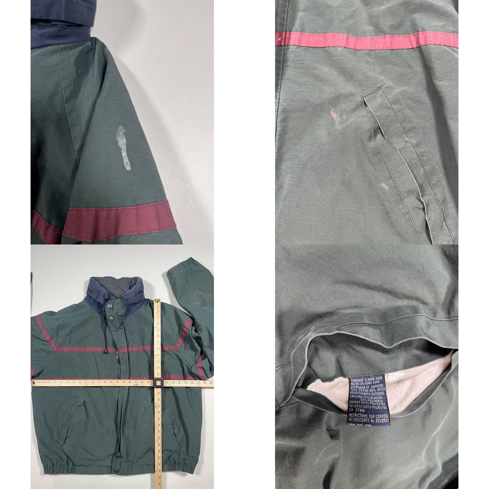 Nautica VINTAGE Nautica Jacket Mens 2XL Green Reversible Windbreaker Hong Kong 90s Size US XXL / EU 58 / 5 - 8 Thumbnail